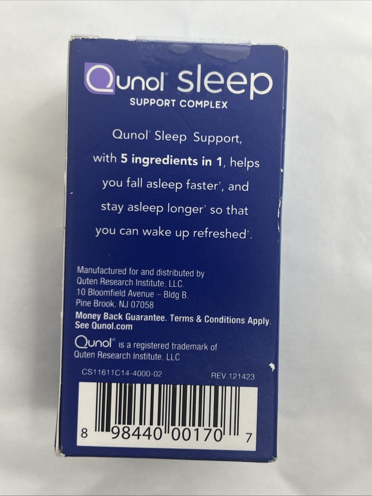 NEW! Qunol Sleep Support Dietary Supplement 14 CAPSULES Exp 1/27