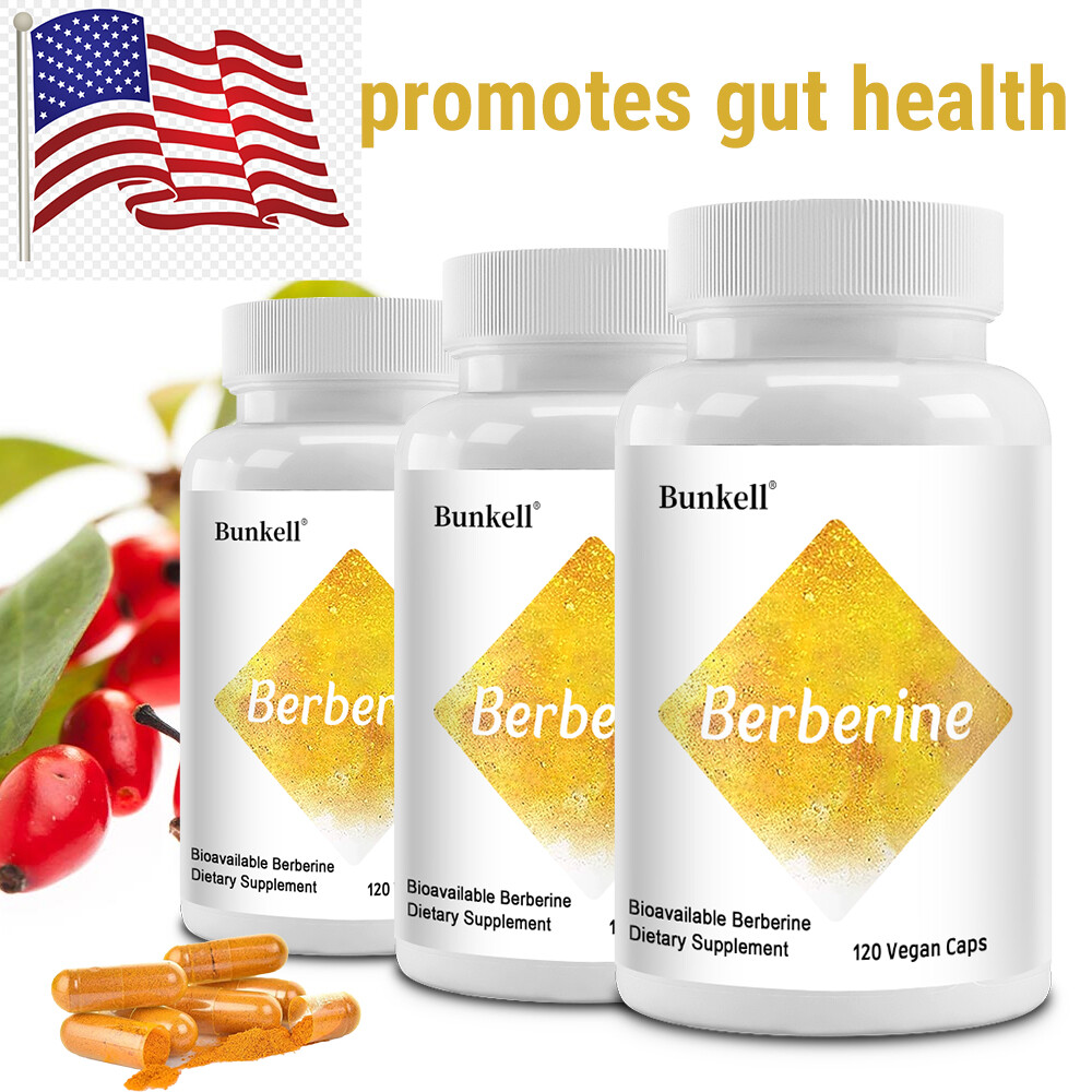 Blood Sugar Support Supplement 600mg Bioavailable Berberine Broccoli Seed