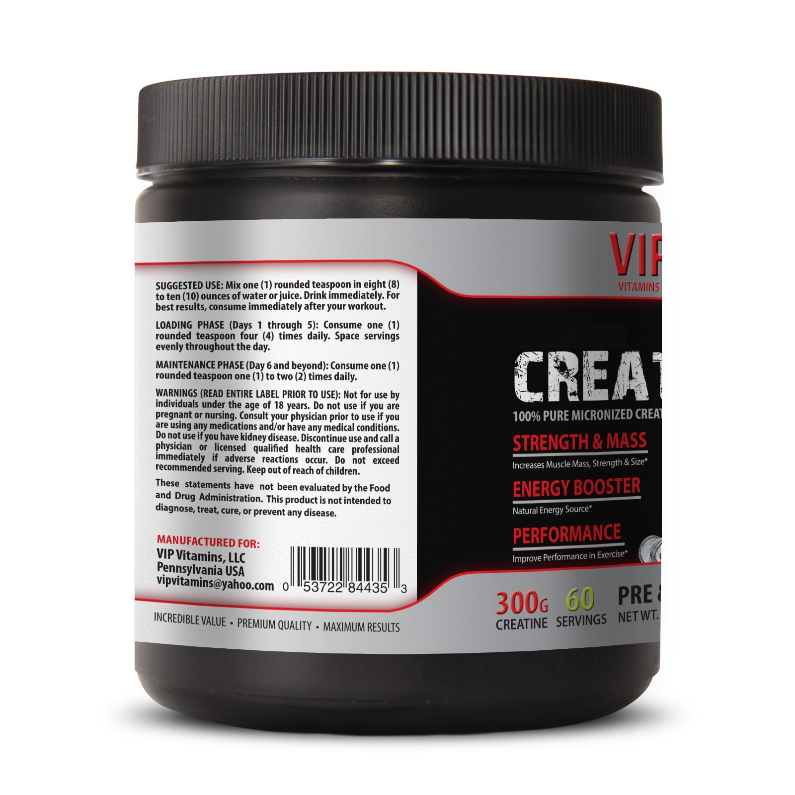 recovery kit – MICRONIZED CREATINE 300G 100% Pure 1B – flavored creatine