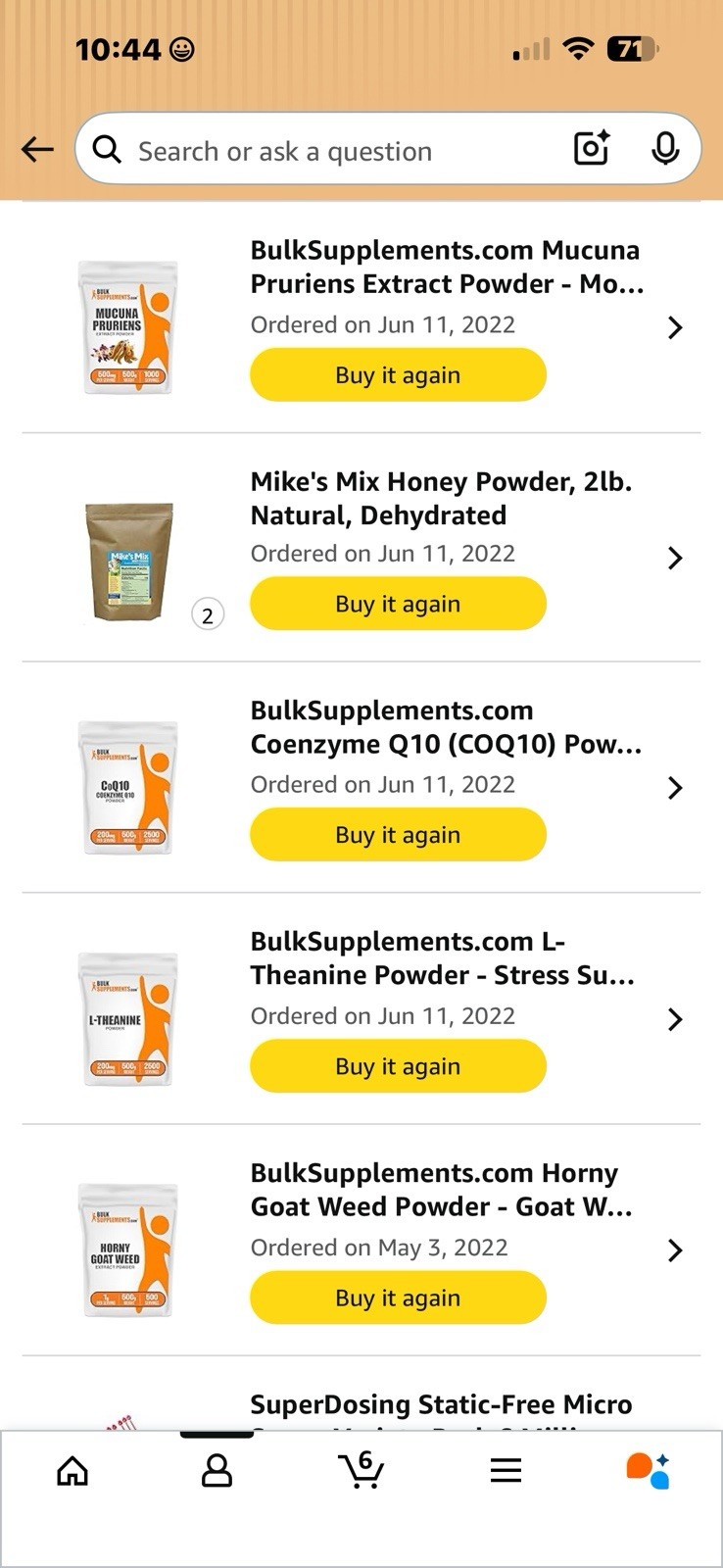Various Health Powders