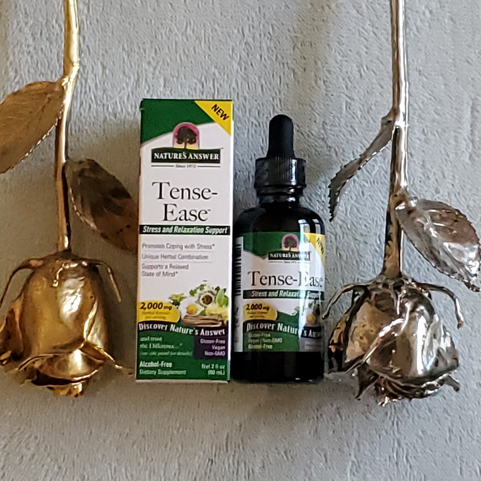 Nature’s Answer Tense-Ease Stress & Relaxation Support 2 fl. oz Exp:8/2025