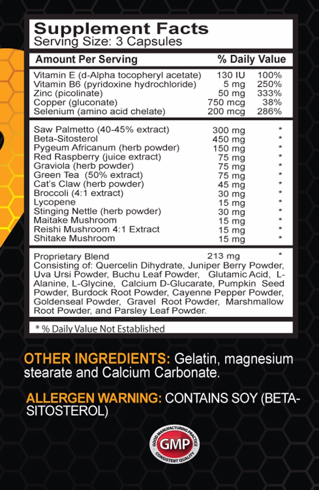 Prostate formula – Advanced Prostate Support Complex – Brain support 1 Bottle