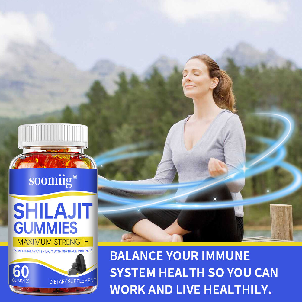 Shilajit Gummies – Focus, Memory,Cognitive & Mental Clarity Support,Brain Health