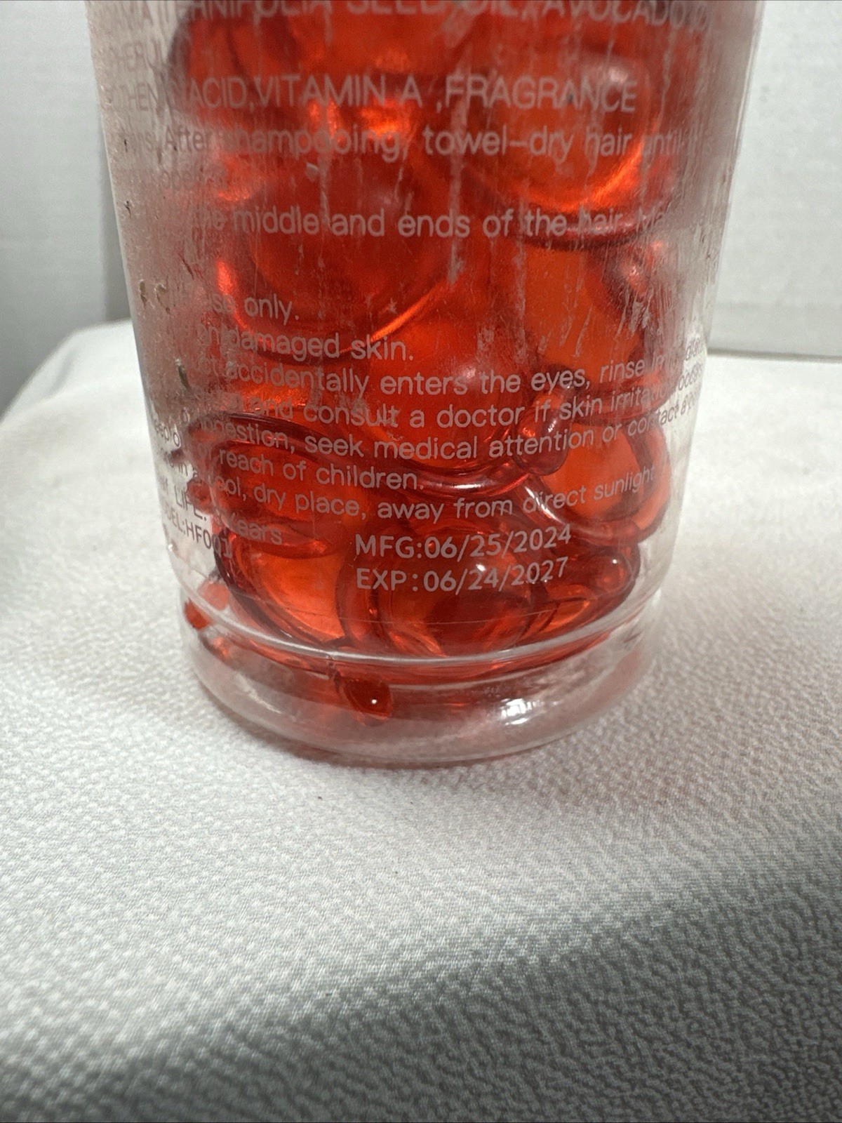 SECRET Hair Vitamin Serum 40 Capsules Smooth and Shiny EXP 04/27 FREE SHIPPING