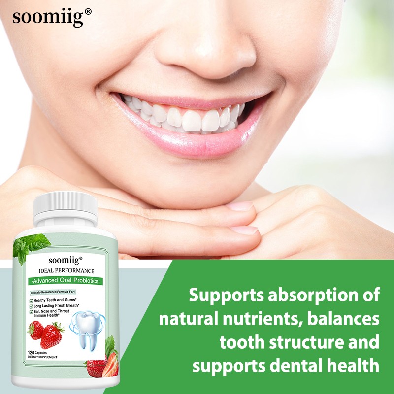 Oral Probiotic Supp Restore Healthy Teeth Fresh Breath Support Fight Bad Breath