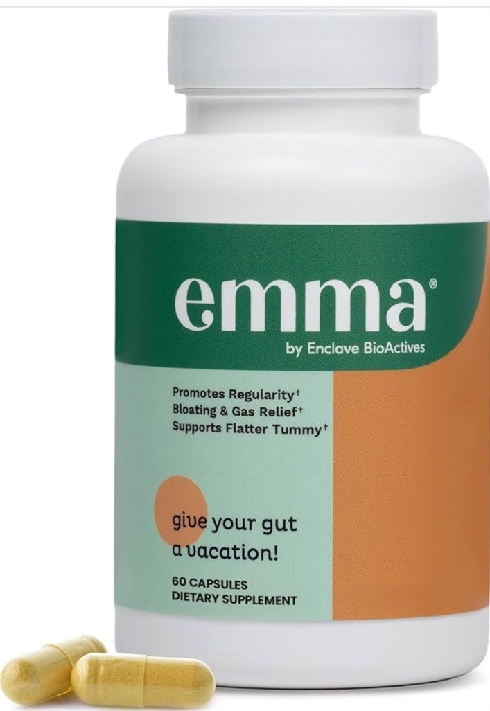 Emma Relief Supplement Keto for Gut Bloating 60 Capsules Exp 2026+ – New/Sealed