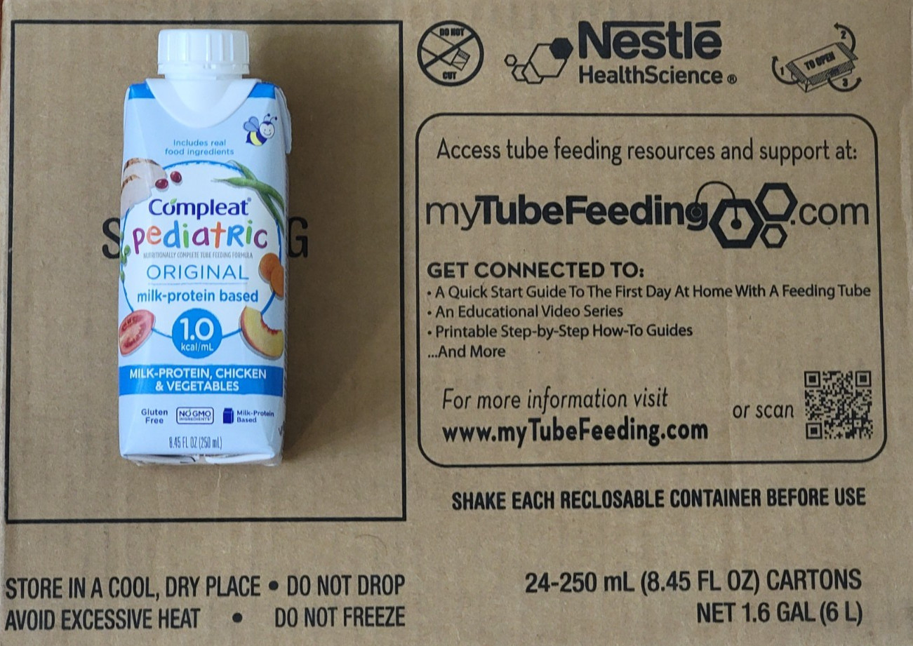 Nestle Compleat Pediatric Original 1.0 8.45 oz 24Ct – Exp. JAN 2027
