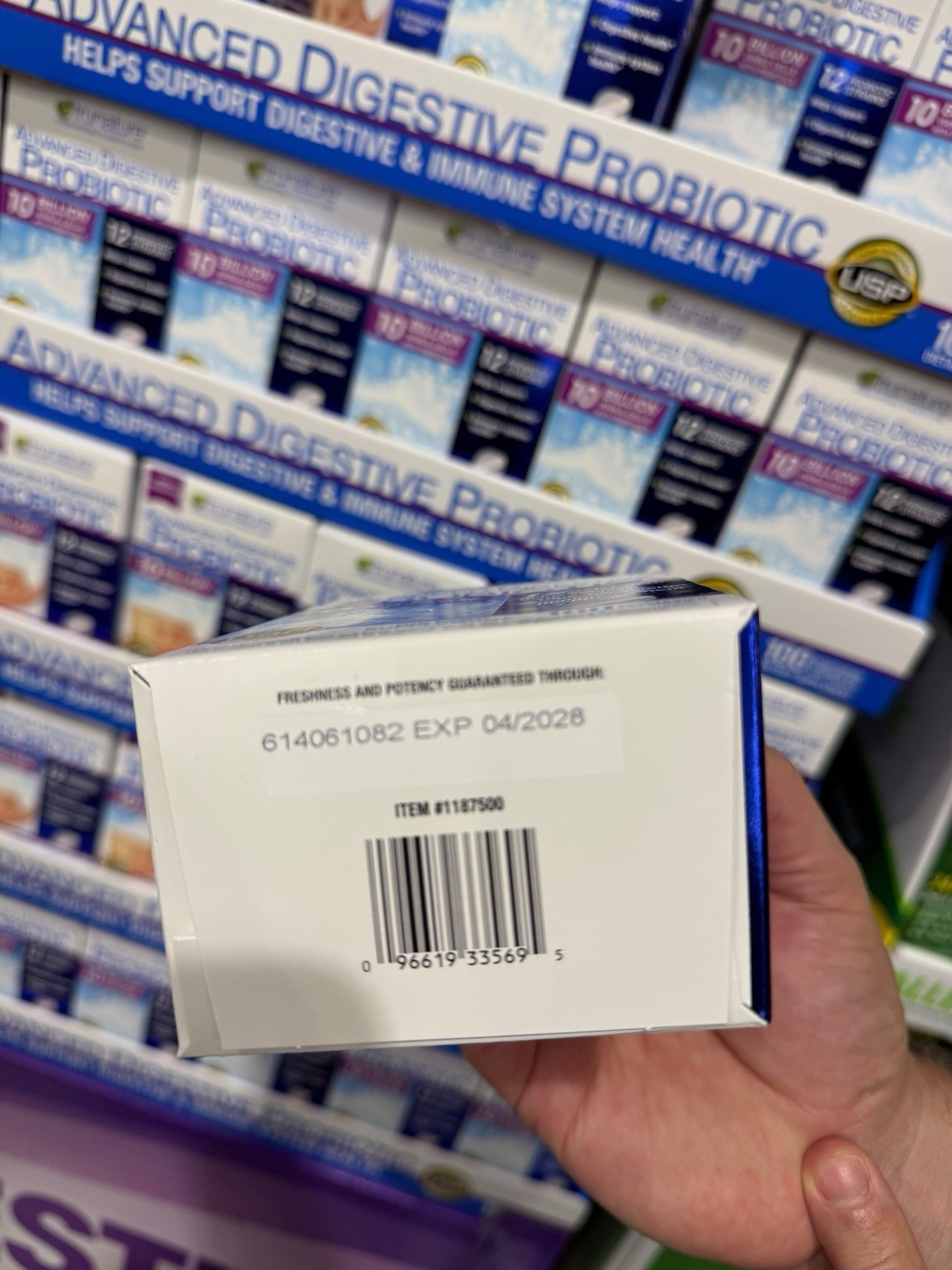 Trunature Advanced Digestive Probiotic 10 Billion 12 Strains 100 Ct EXP 04/2028