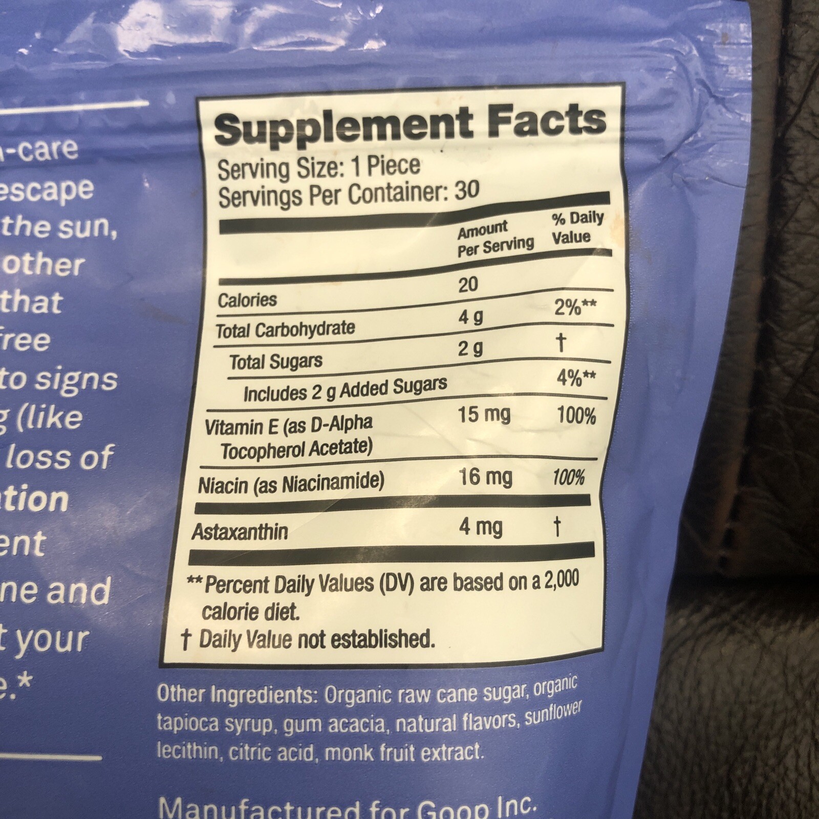 3-good.clean.goop wellness The Skinspirations Vegan Chews Orange-Nectarine90ct