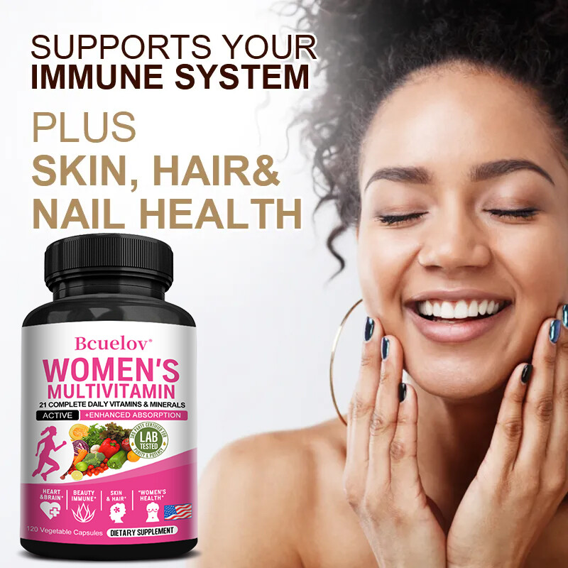 Multivitamin for Women – Highest Potency Complete Daily + Multimineral Capsules