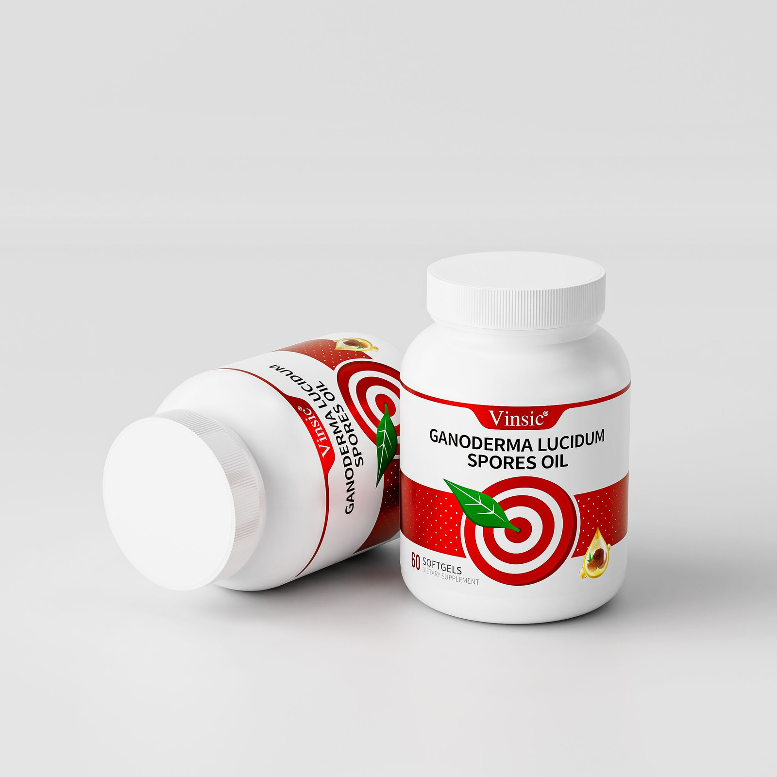 Organic Reishi Spore Oil 60 Capsules – Premium Ganoderma Lucidum Supplement