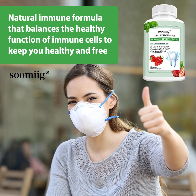 Oral Probiotic Supp Restore Healthy Teeth Fresh Breath Support Fight Bad Breath