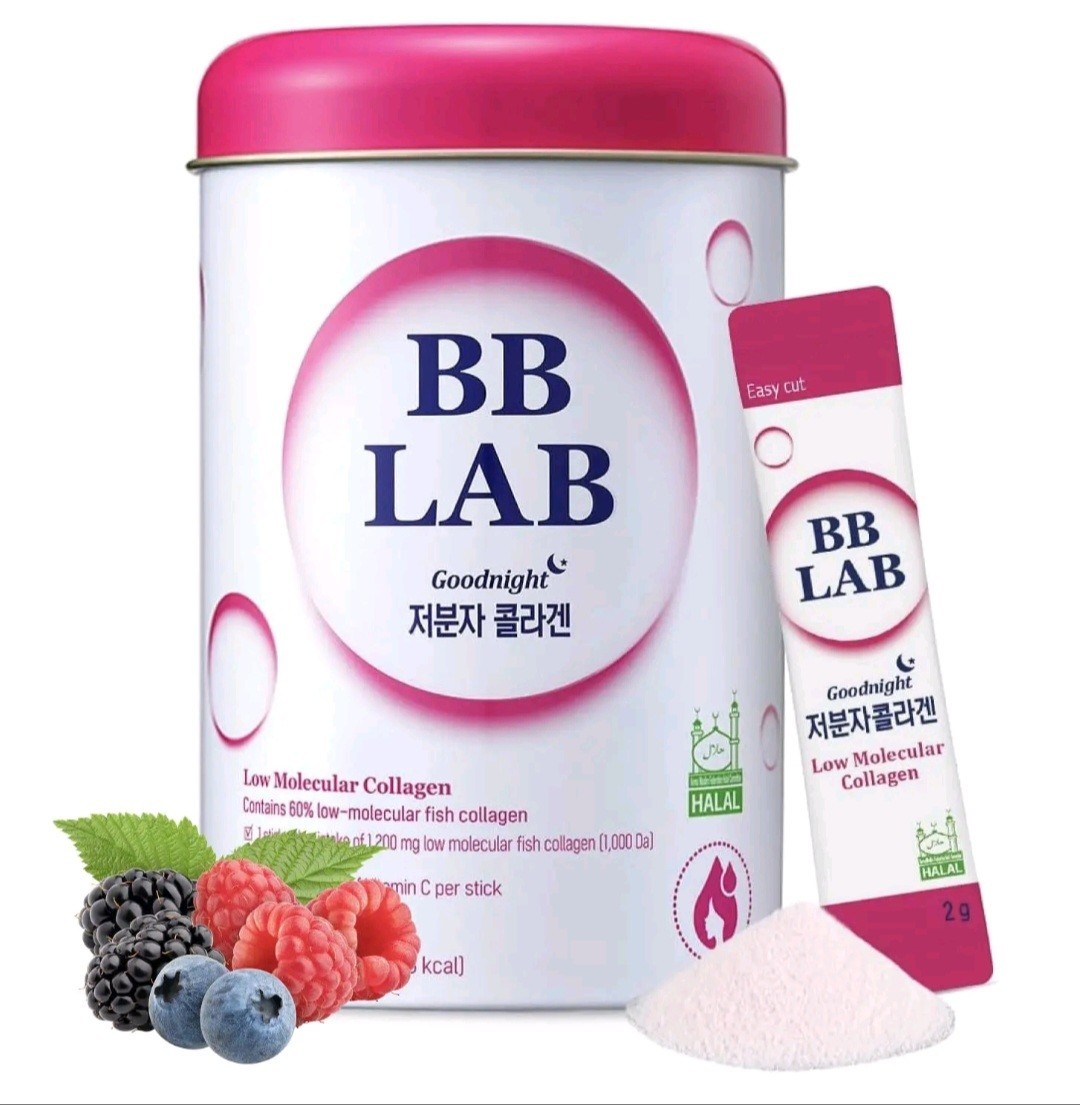 BB LAB Goodnight Low Molecular Collagen Powder Sticks Mixed Berry 2g 30 Count