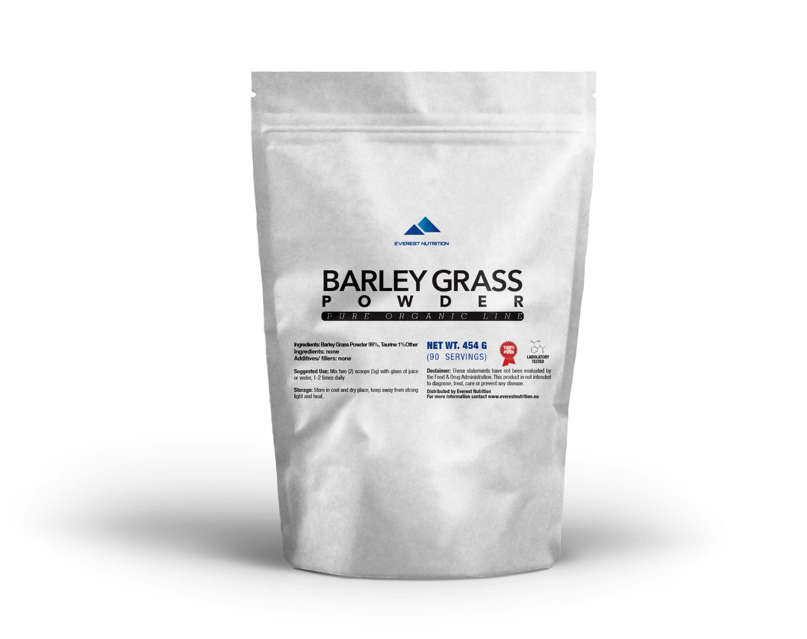 Barley Grass Pure Organic Natural Powder Superfood
