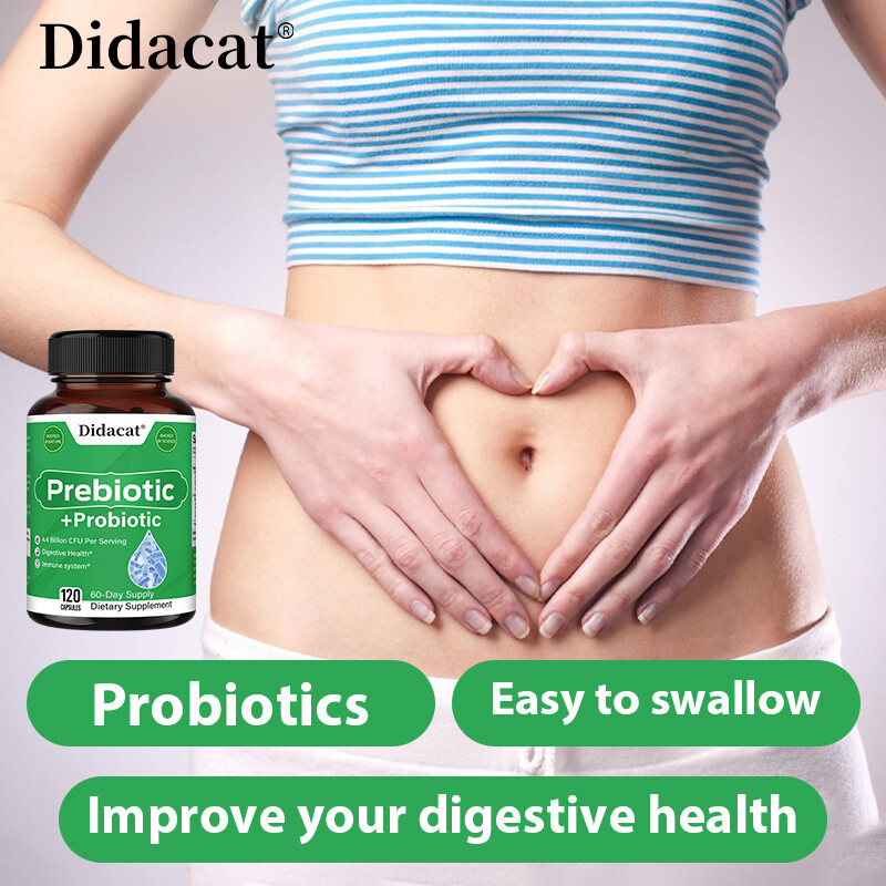 Prebiotic & Probiotic 4.4 Billion CFU Digestive & Immune Health Capsules
