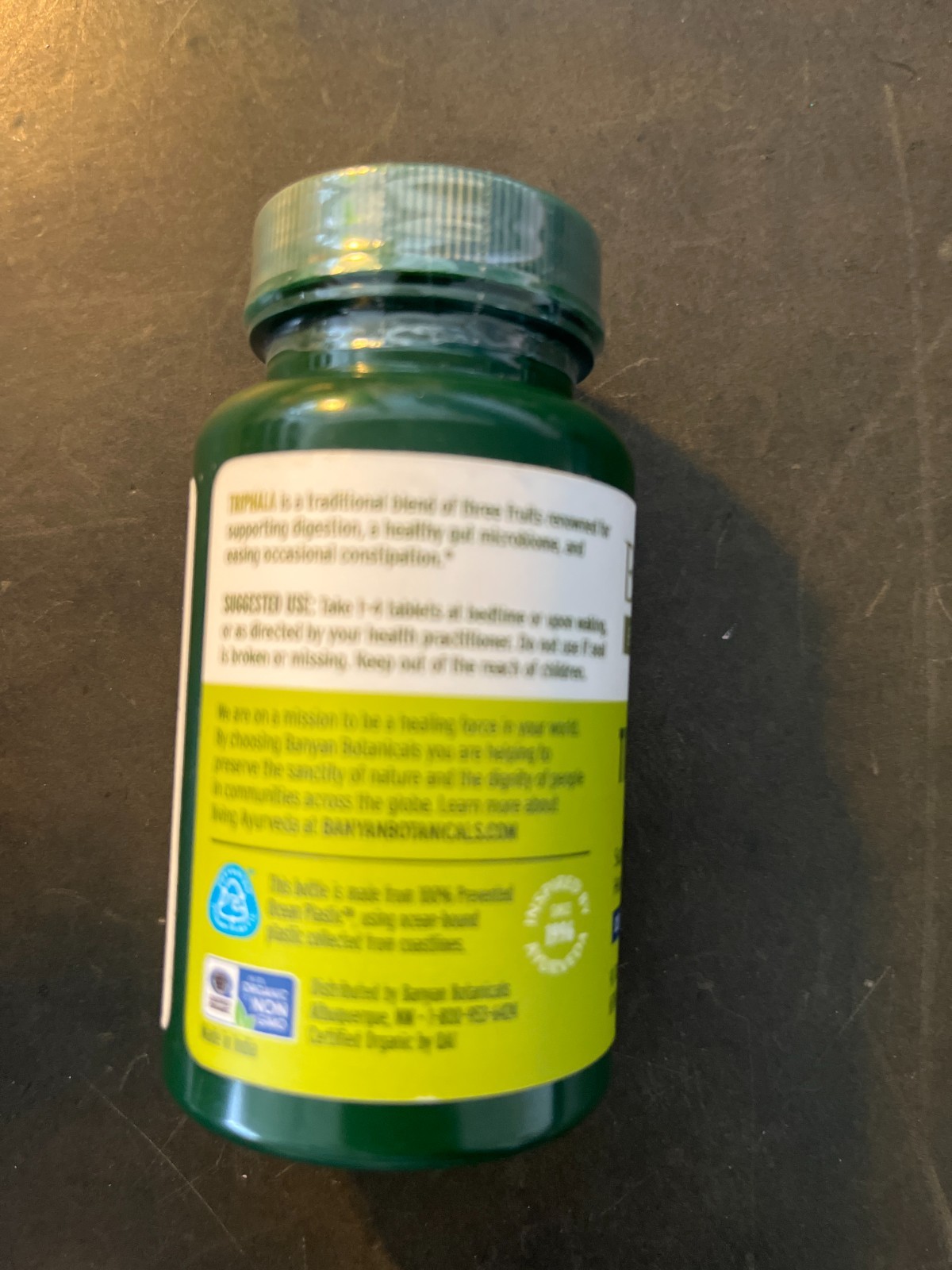 Banyan Botanicals Triphala Organic Supplement (90 Tablets, EXP 09/26) NEW Sealed