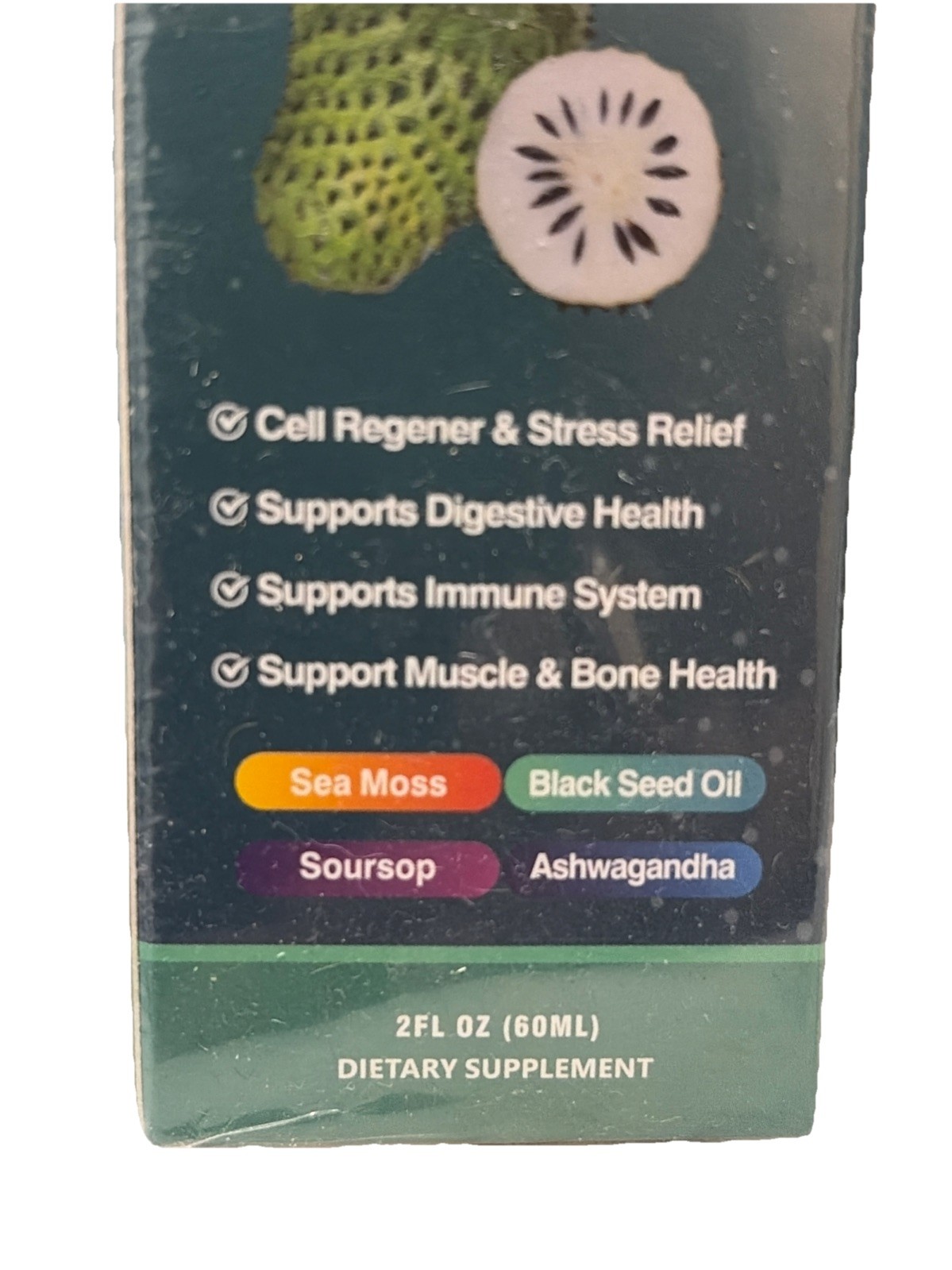 3 Soursop Graviola Extract 10-in-1 Natural Herbal Blend Liquid, 2 fl oz, 11/27