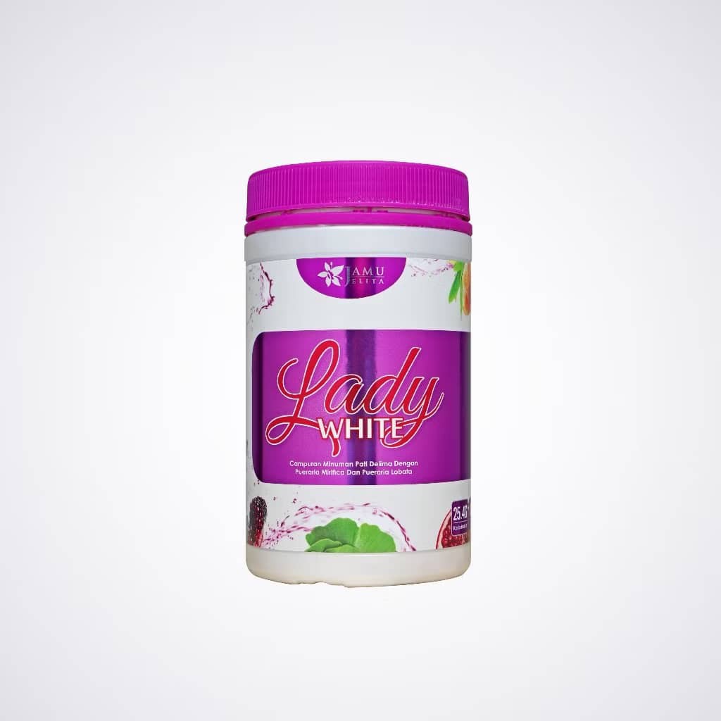 Lady White Jamu Jelita Drink Powder Elegance Booster for Women 400g NEW