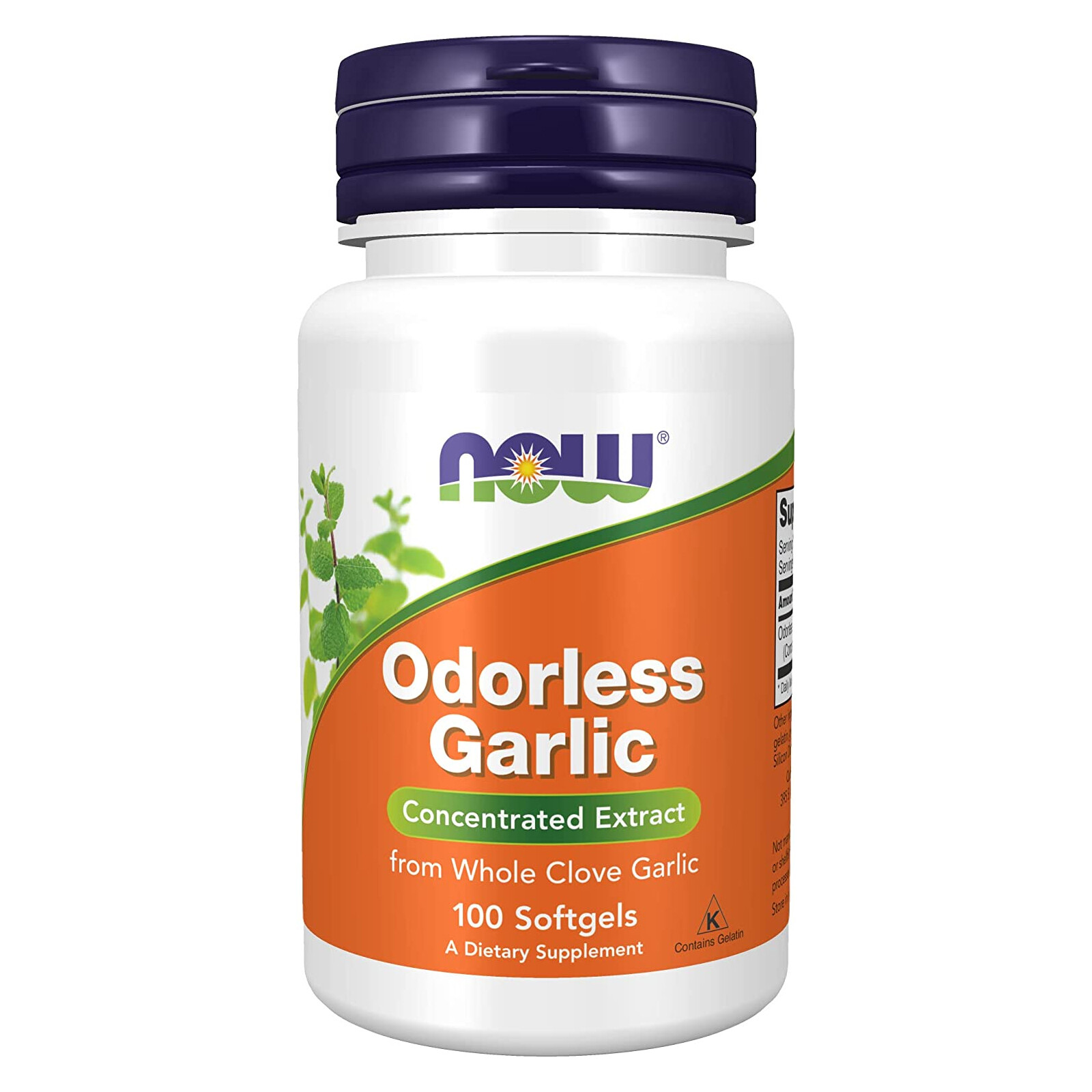 NOW FOODS Odorless Garlic 100 Softgels