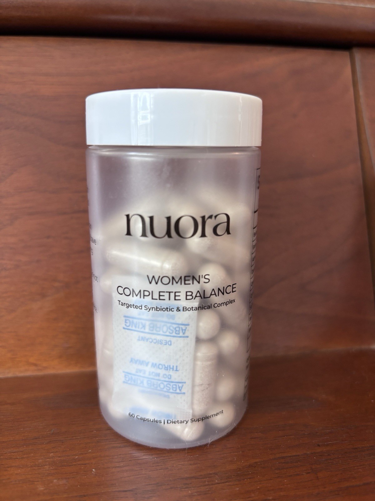 2 ct Nuora Women’s Complete Balance Synbiotic & Botanical Complex 60 Caps 350mg