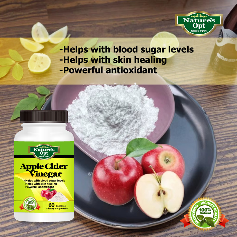 Apple Cider Vinegar, Manage cholesterol levels & support healthy blood pressure