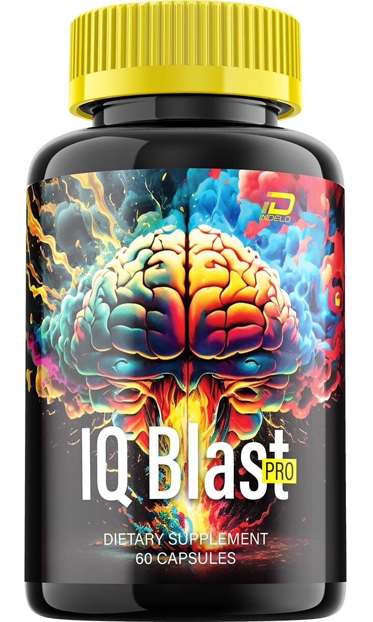 (1 Pack) IQ Blast Pro Brain Supplement Capsules – IQBlast Pro All-Natural