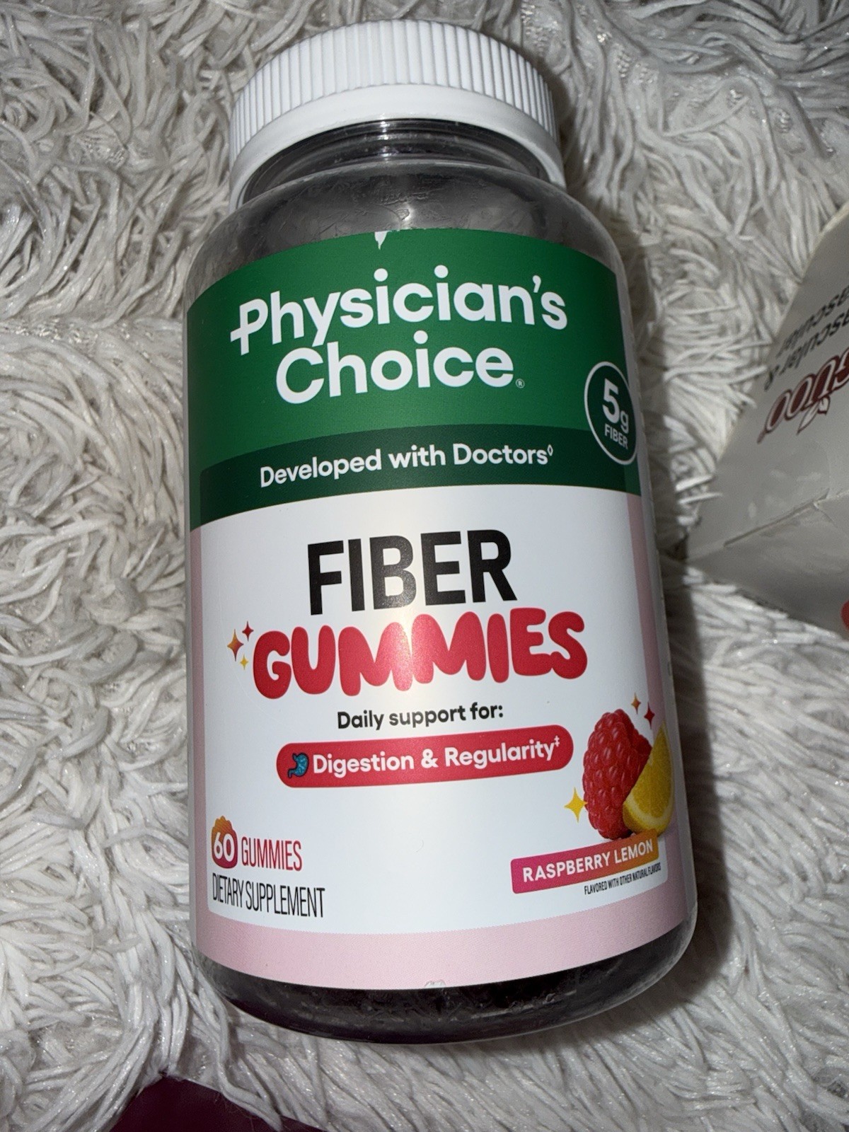 Physician’s Choice Vaginal Probiotic 30 Capsules + Fiber Gummies 60 Raspberry