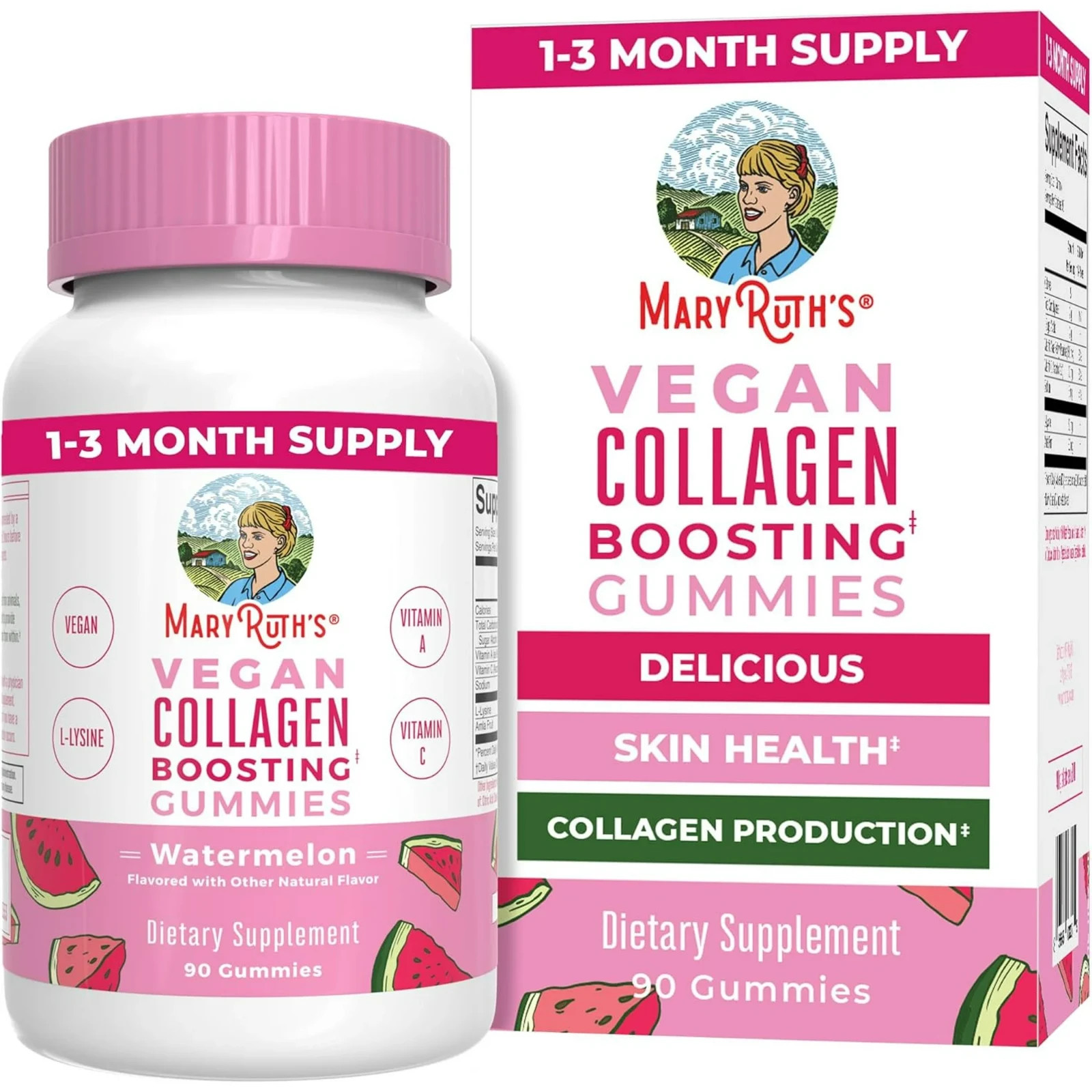 MaryRuth’s Vegan Collagen Boosting Gummies for Hair Skin & Nail Health