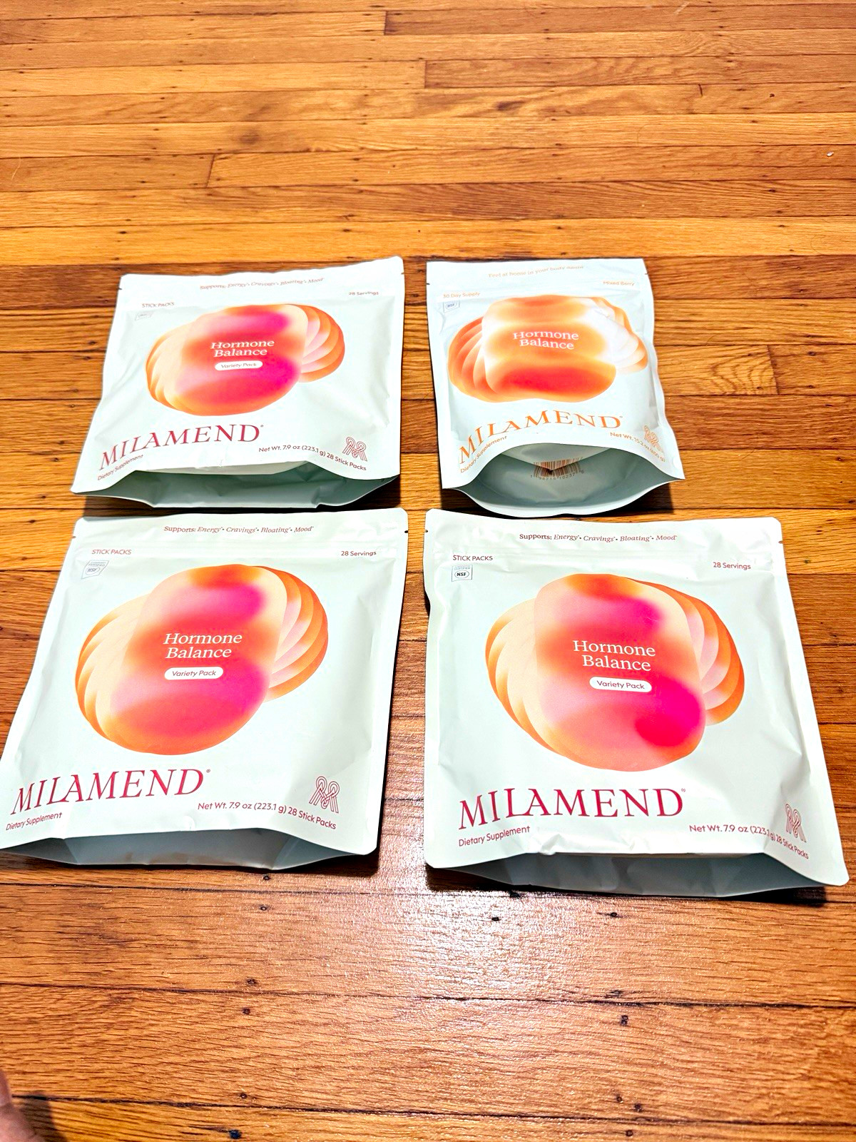 MILAMEND Hormone Balance Mixed Berry 28 Sticks 7.9 oz
