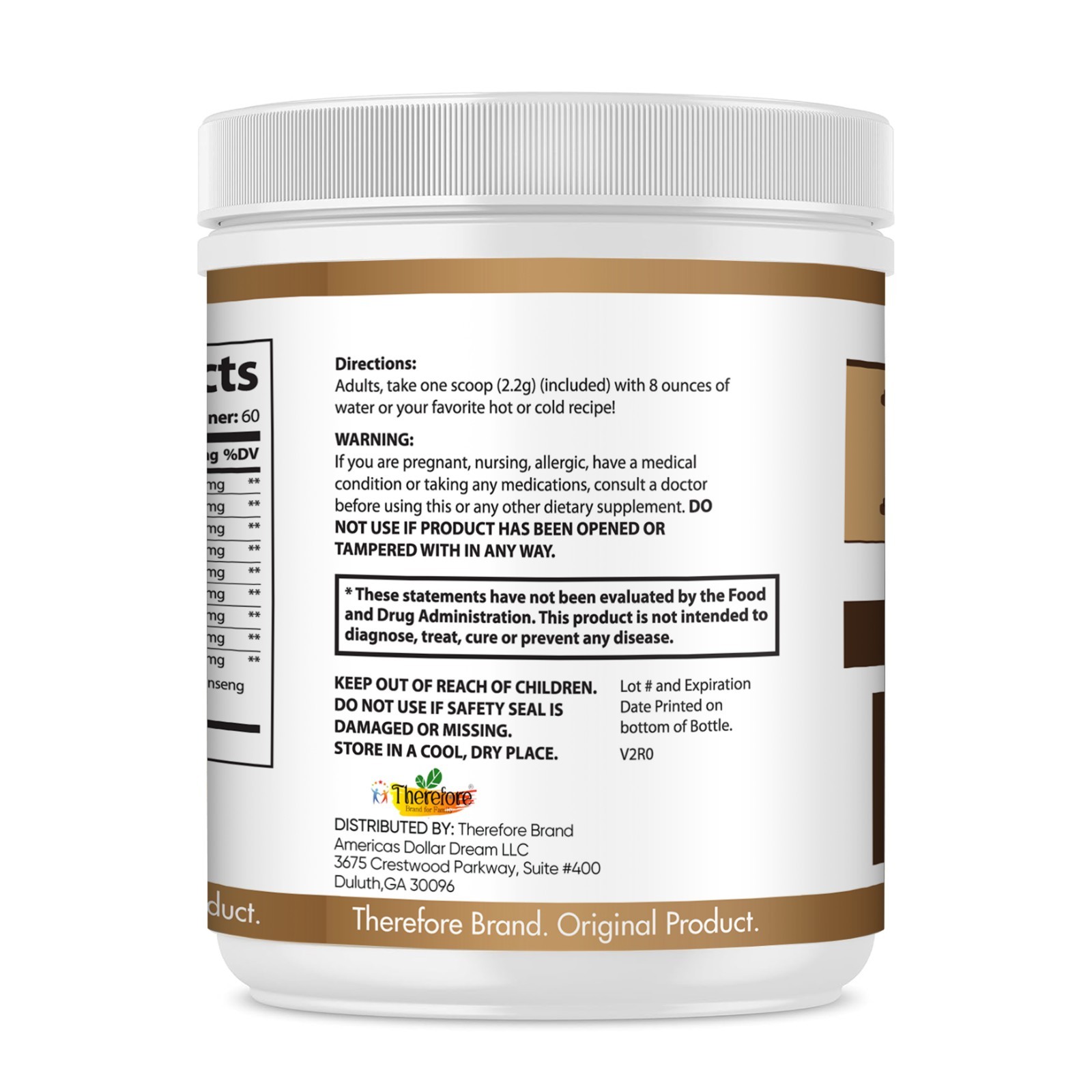 Mushroom Supplement Powder- Focus, Brain Health & Immune Support 60 Servings