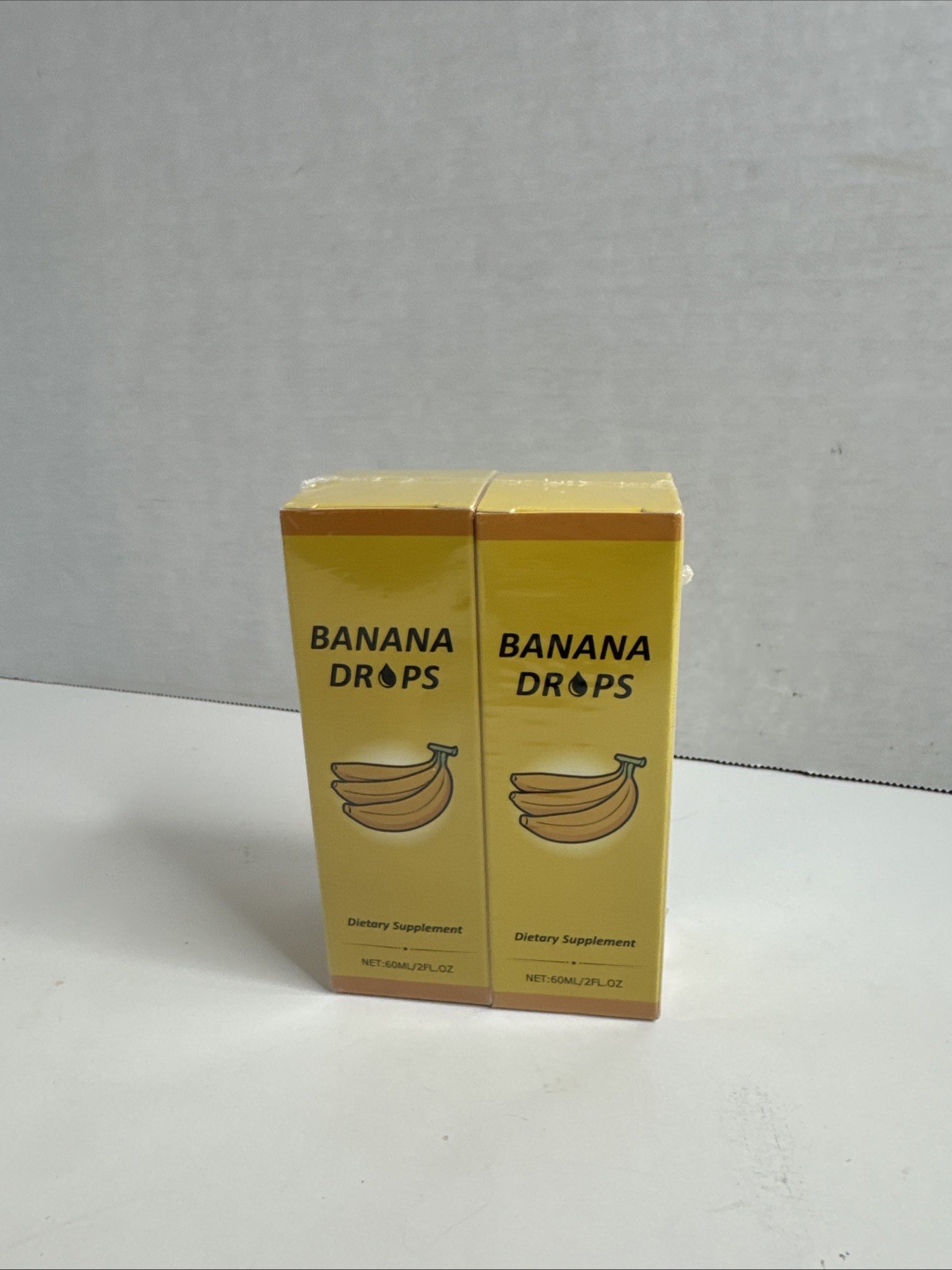 Banana Drops Weight Loss Liquid Supplement 2 oz (Lot of 2)