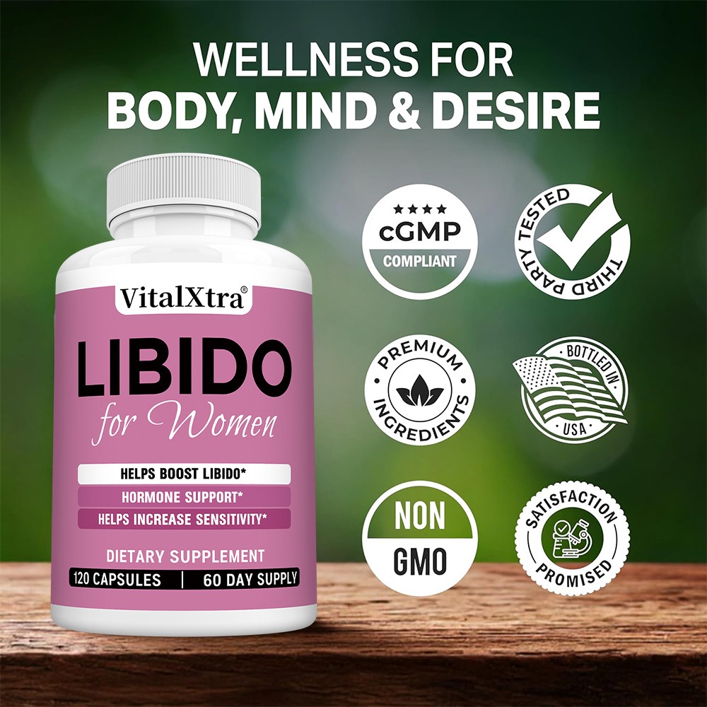 Natural Herbal Blend Caps for Women, Energy & Daily Vitality 30~120CT Non GMO