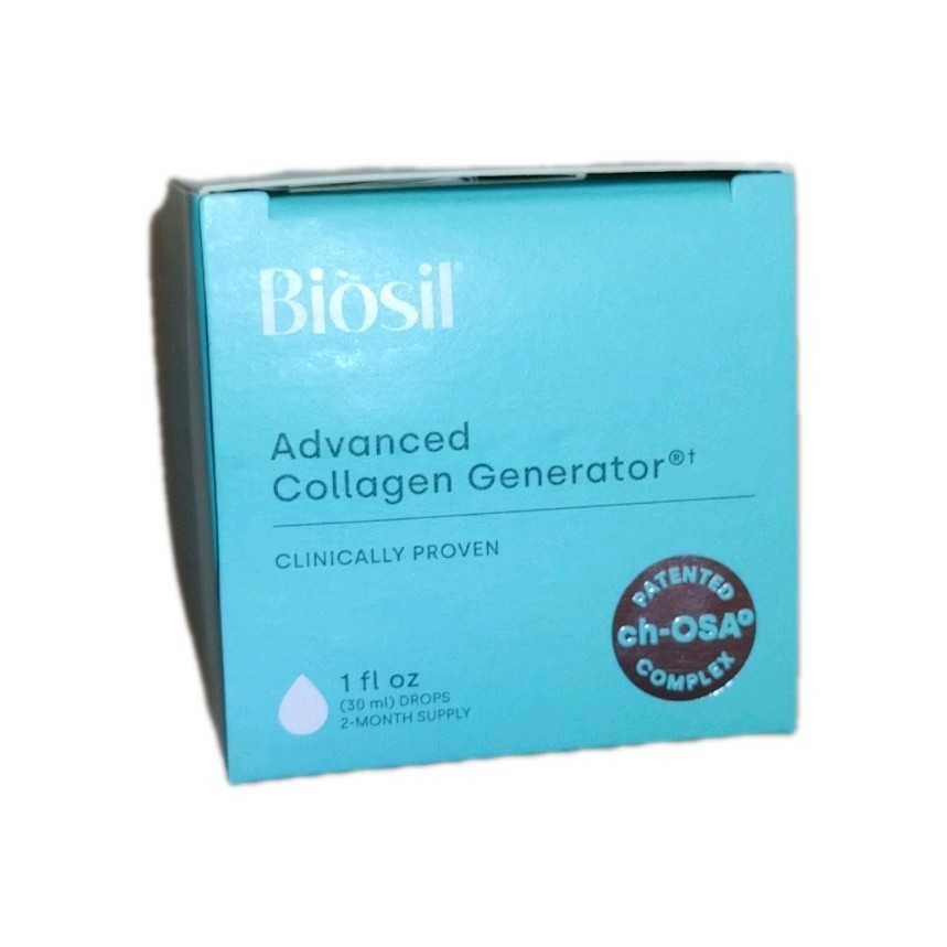 BioSil Advanced Collagen Generator Liquid Drops 1 fl oz ch-OSA Complex Vegan