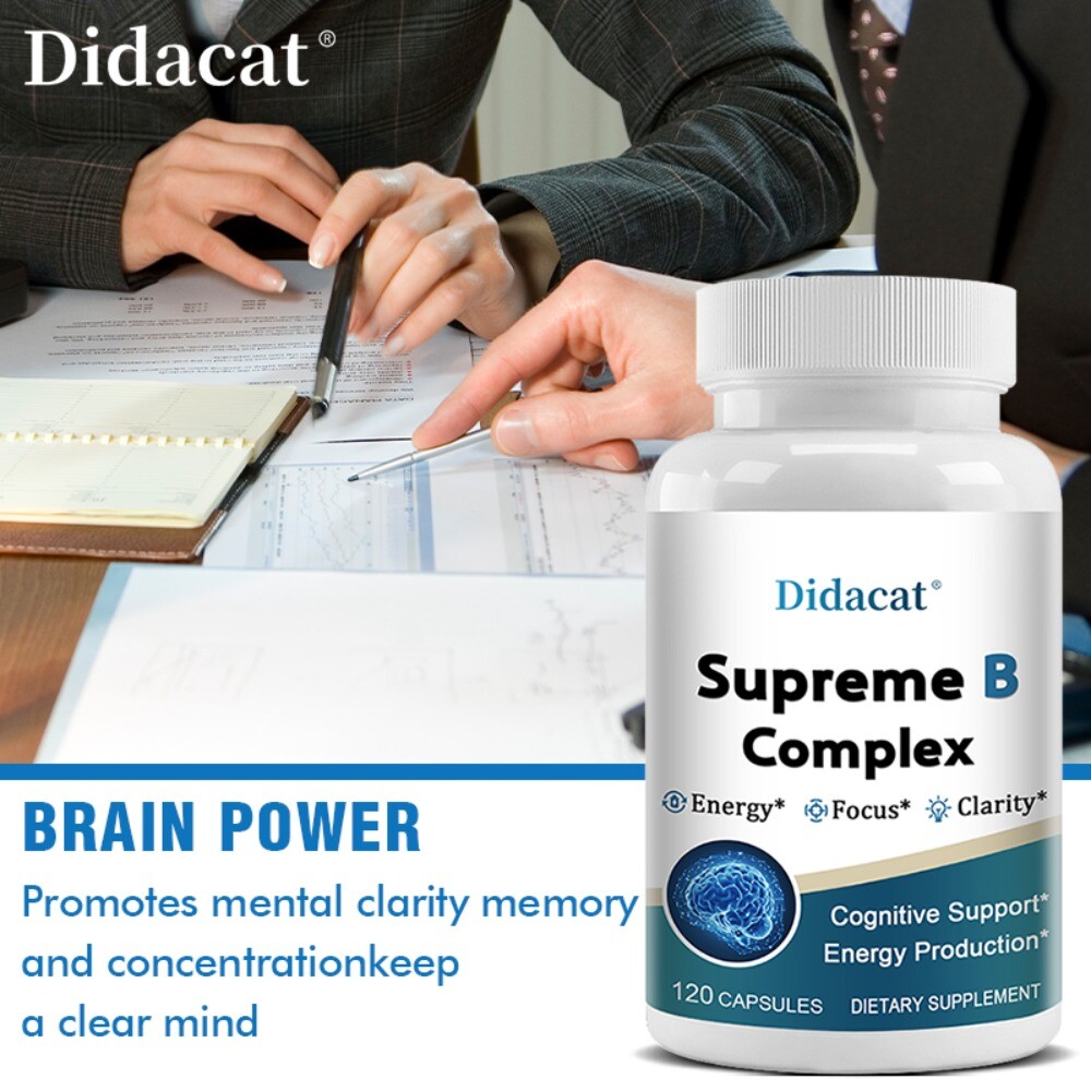 Vitamin B ComplexCapsules Immune Support Caps, Energy, Metabolism Aid