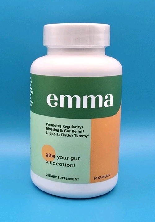 Emma Relief Supplement Konsciens Keto for Gut Bloating 60 Capsules Exp 2026