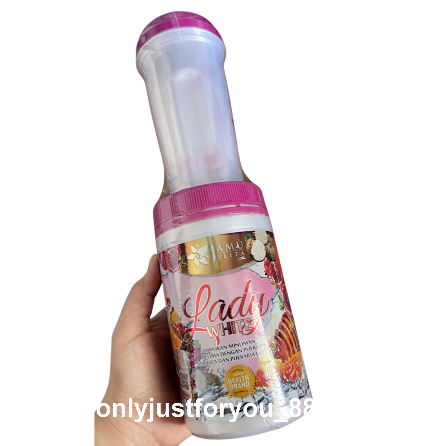 Lady White Jamu Jelita Drink Powder Elegance Booster for Women 400g NEW X 3 JAR