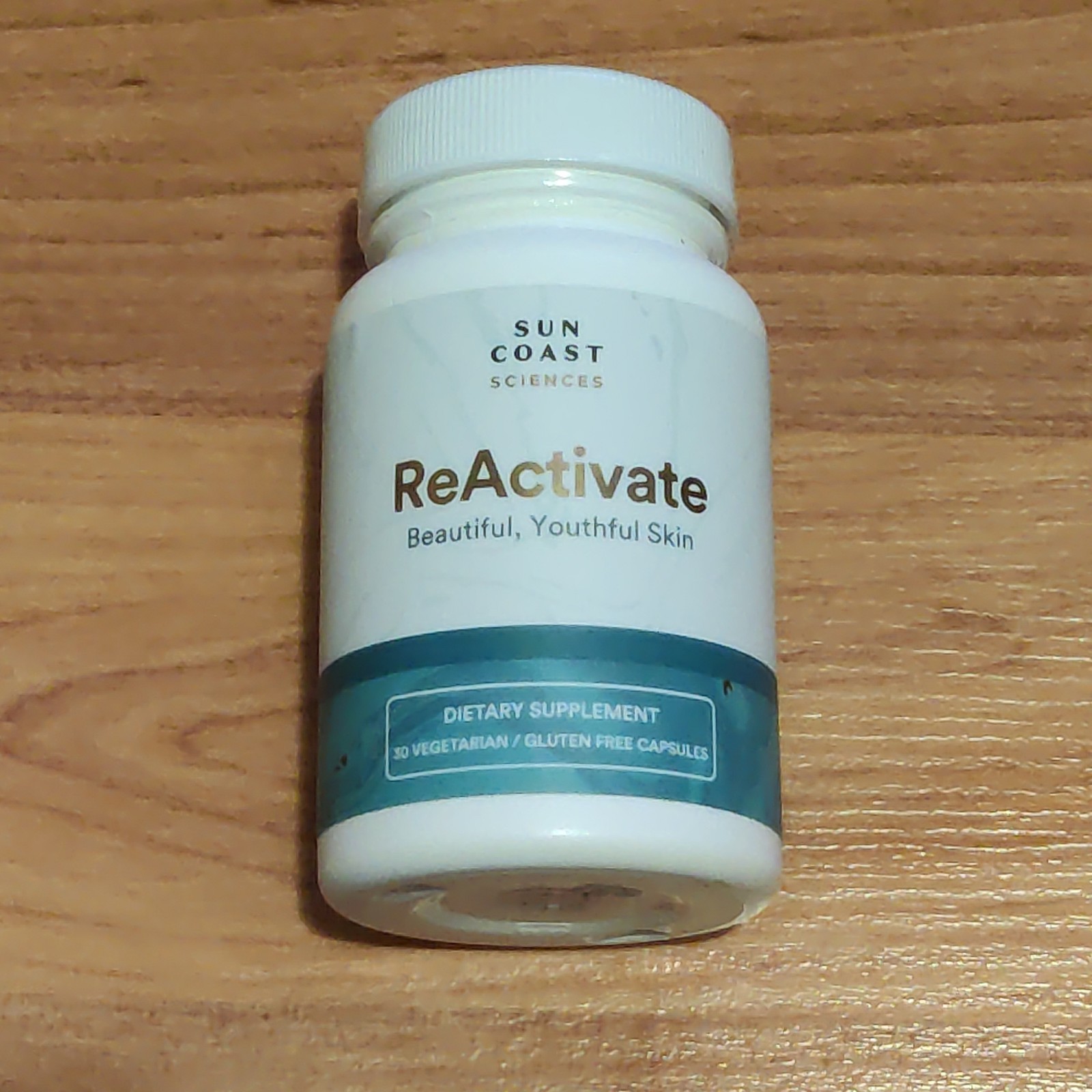 Sun Coast Sciences ReActivate for Beautiful Youthful Skin 30 caps. Exp 03/2027