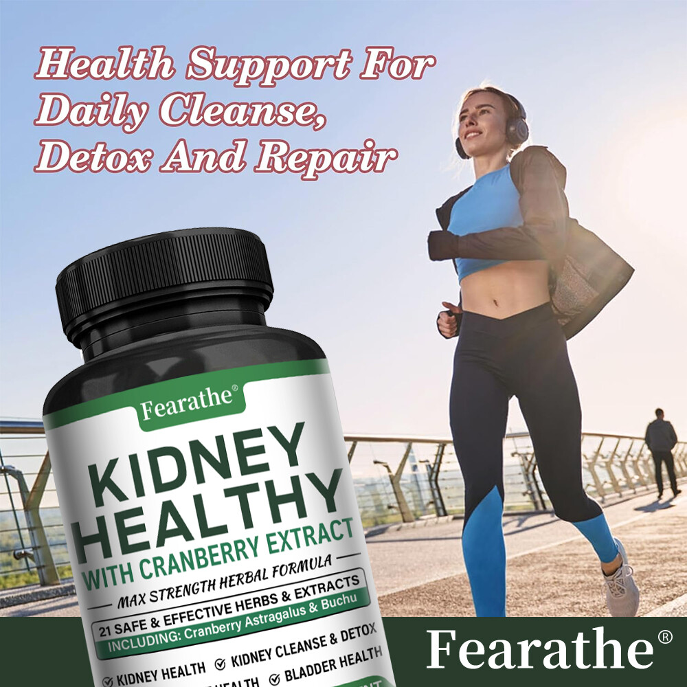 Kidney Health Cleanse Support Detox Natural Supplement High Quality