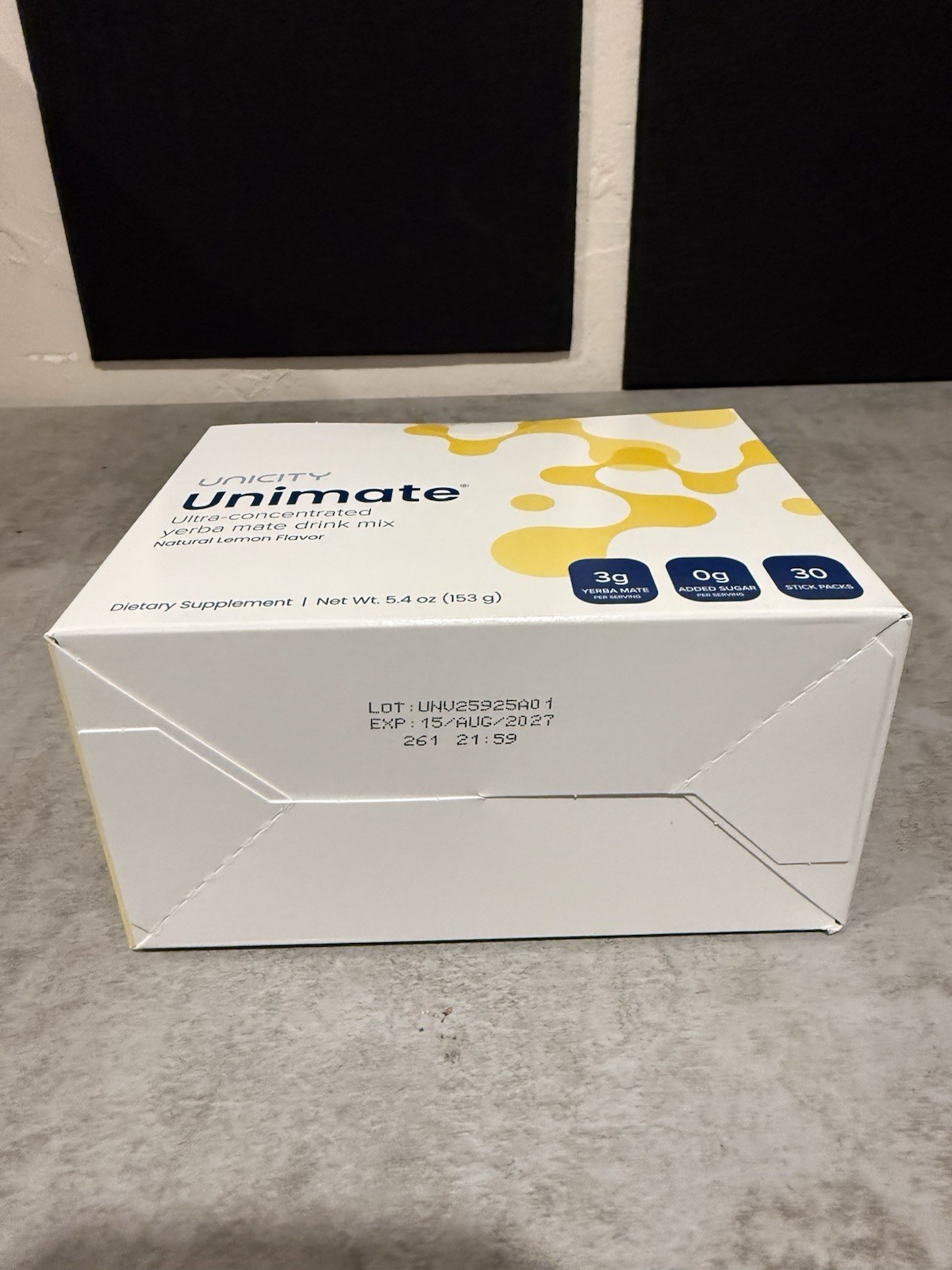 Unicity Unimate Yerba Mate Drink Mix – 30 Stick Packs (NEW, Exp 2027)