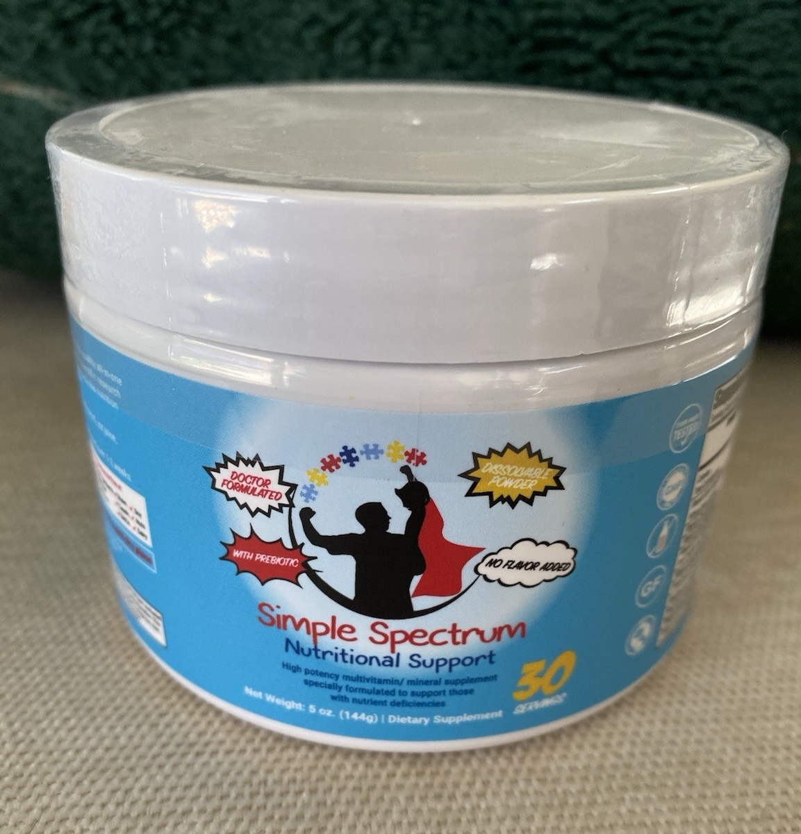 Simple Spectrum Kids Multivitamin Powder GF, 5 oz 30 Servings 05/27