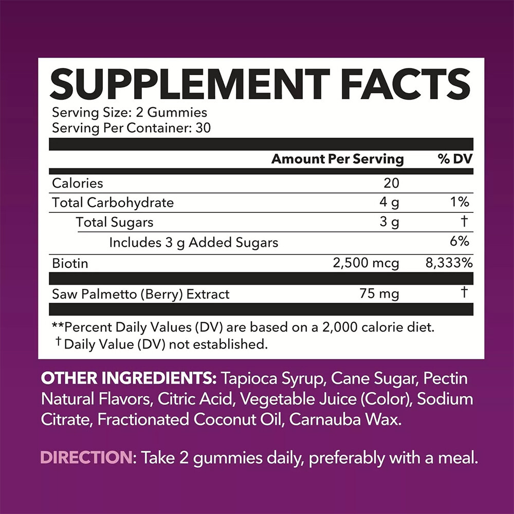Saw Palmetto Gummies 2500mg for Sleep&Prostate Supplement,Men’s Health Support