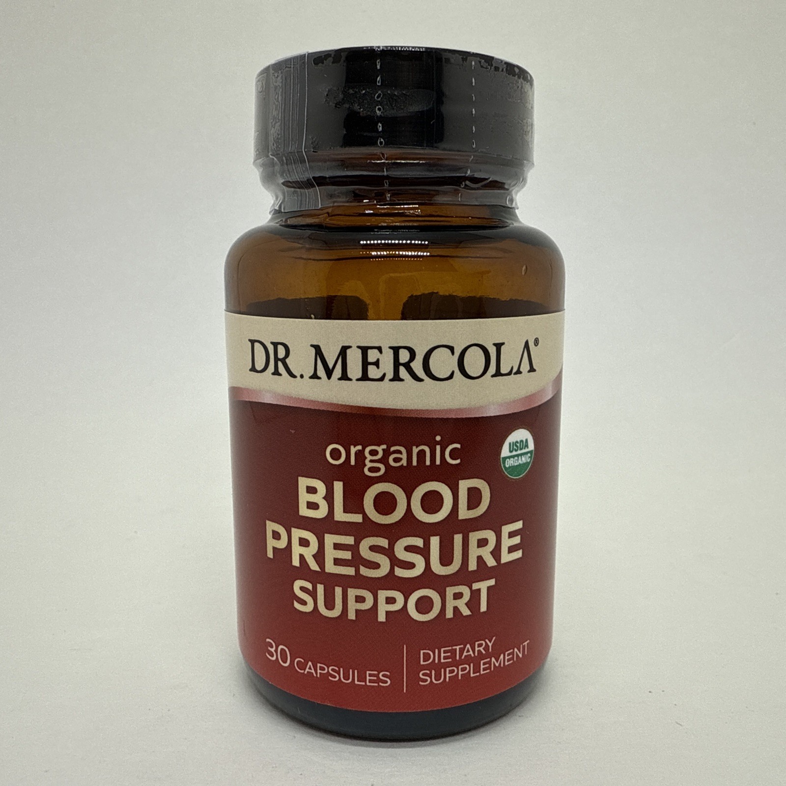 Dr. Mercola Blood Pressure Support Organic 30 Caps BB 11/26 Grape Seed Oil