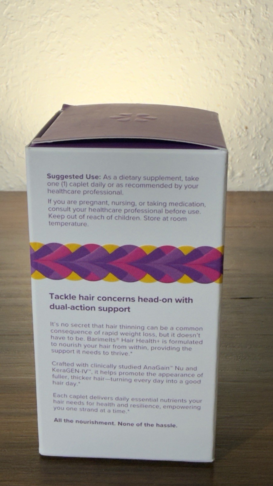 Barimelts Hair Health+ Women’s Hair Growth Support 30ct Caplets Talc Free