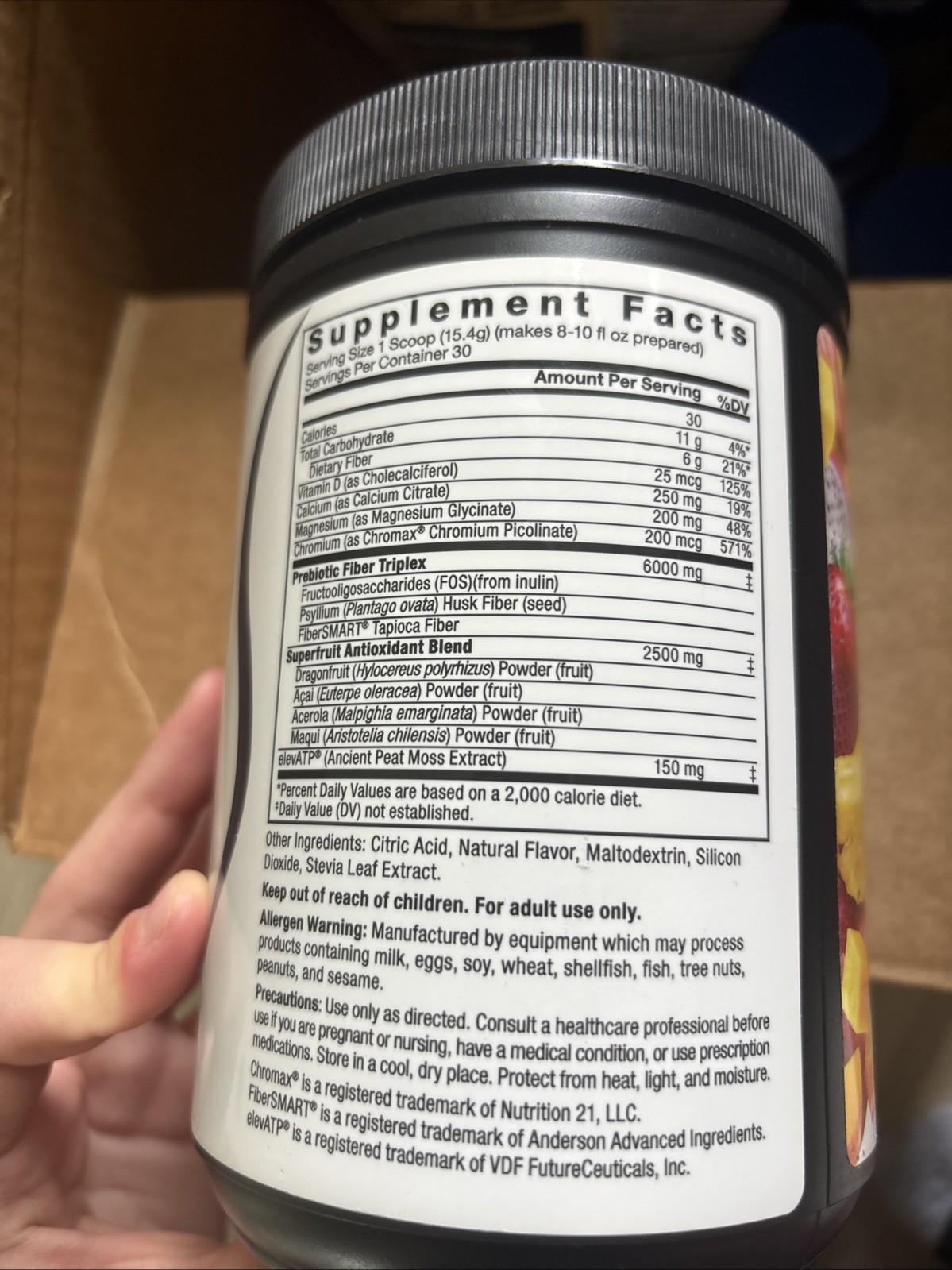 Force Factor DietAid™ Tropical Fruit 16.3 Oz (462 G) – Fat Loss – Exp 11/26