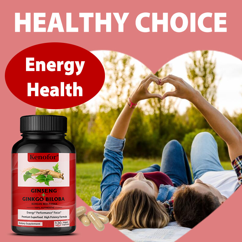 Ginkgo Biloba + Ginseng Capsules – Improved Endurance – Increased Energy
