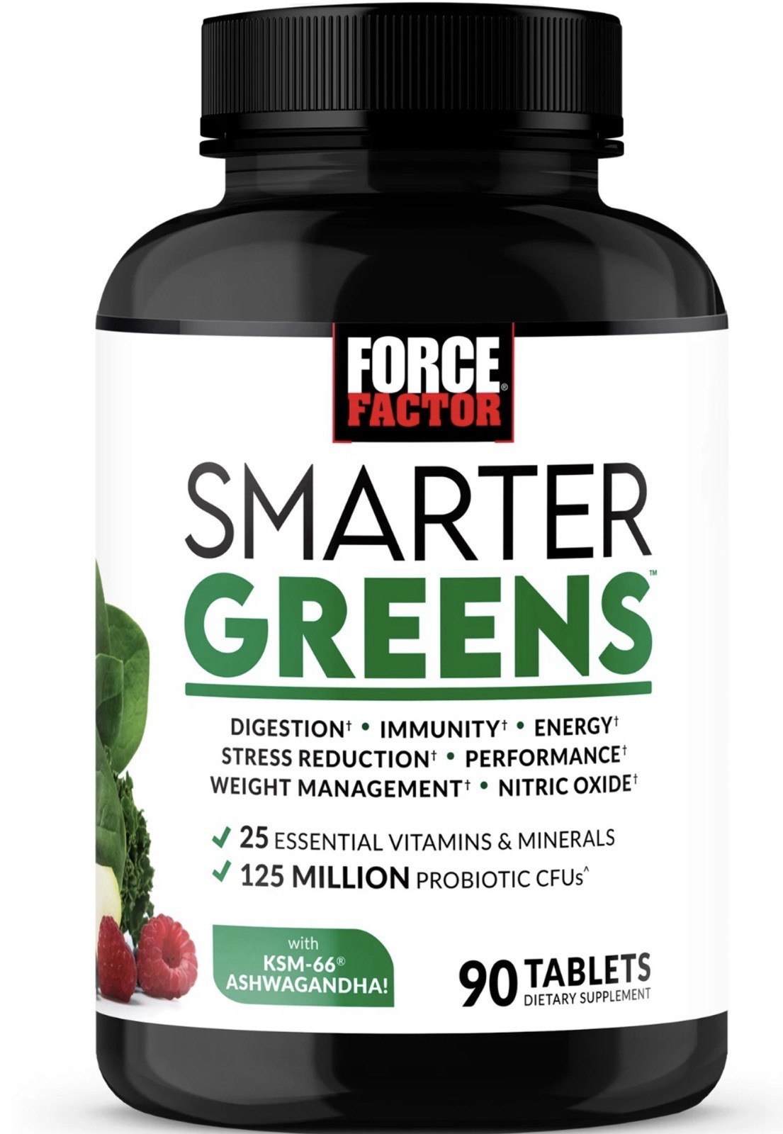 Force Factor Smarter Greens Superfoods Tablets w/ Antioxidant & Probiotics READ