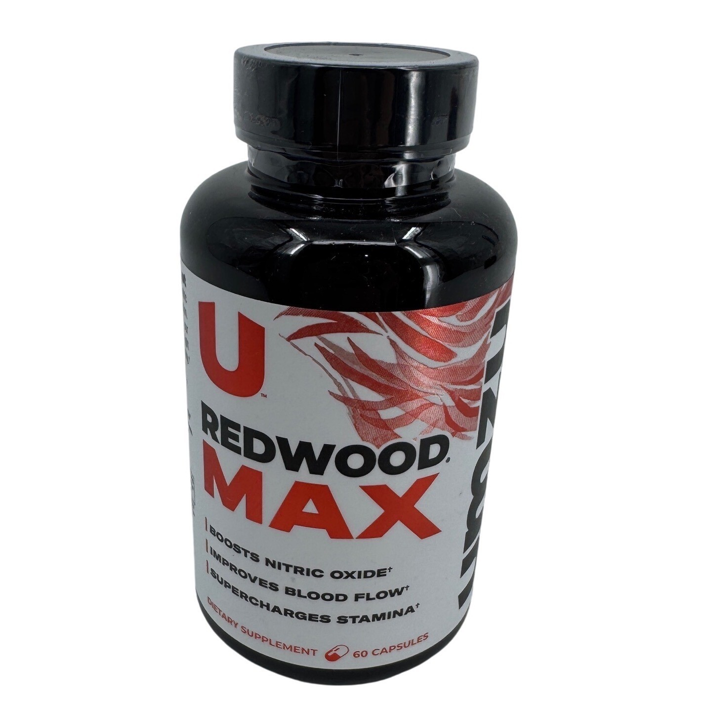 UMZU Redwood Max Nitric Oxide Booster Blood Flow Supplement 60 Capsules 12/2026