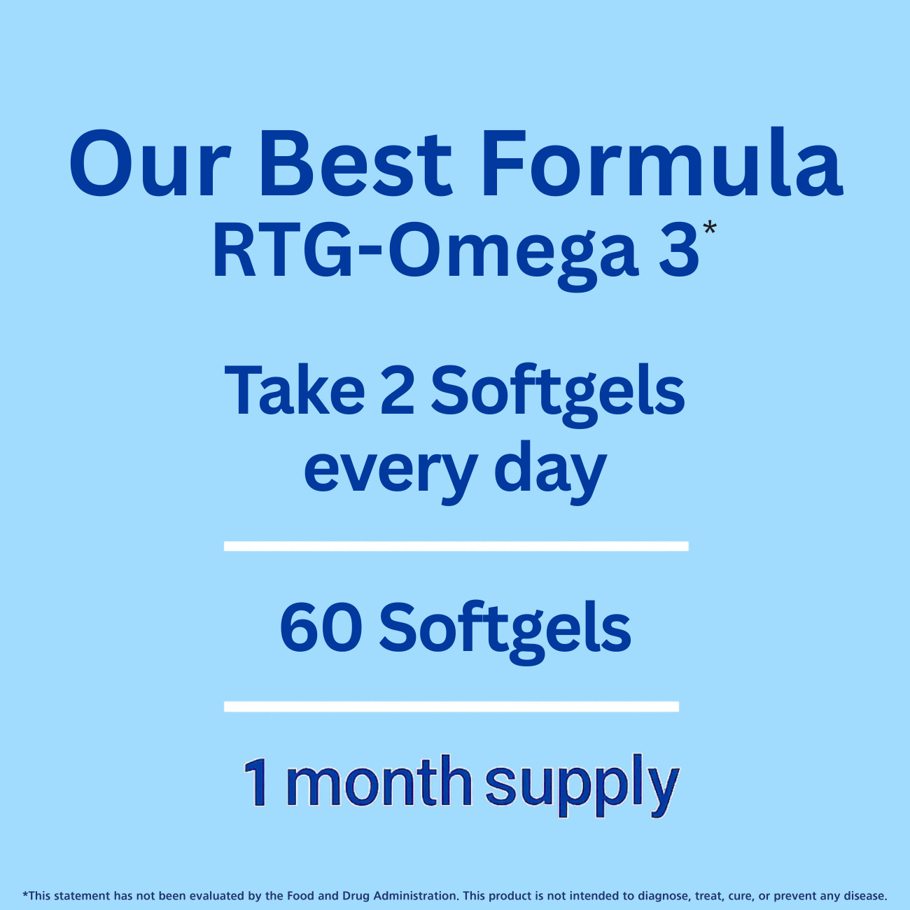 Nutra RTG Omega-3 Triglyceride Fish Oil for Heart, Brain & Joint Support