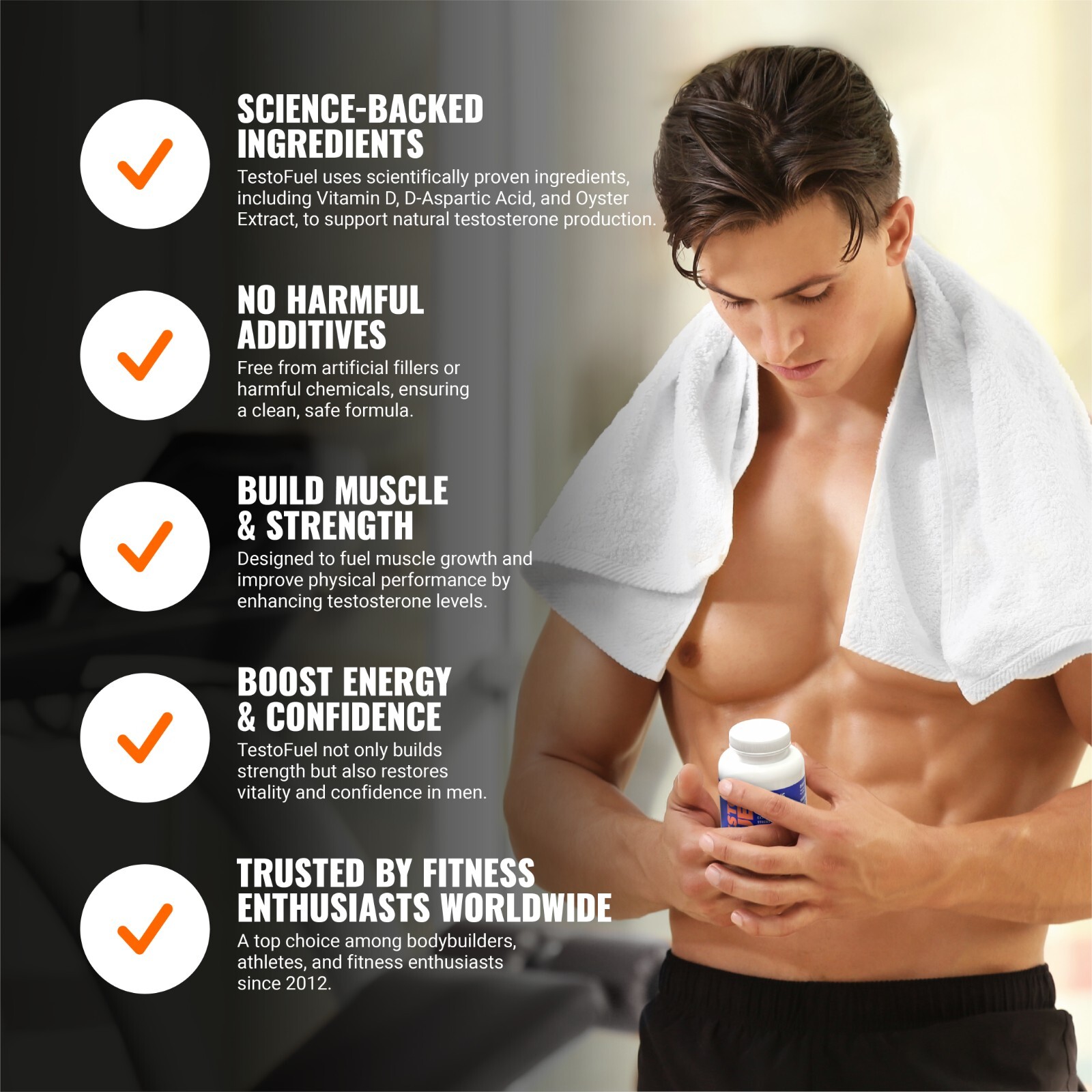 TestoFuel – #1 Best Testosterone Booster for Men – BUY FROM THE MANUFACTURER
