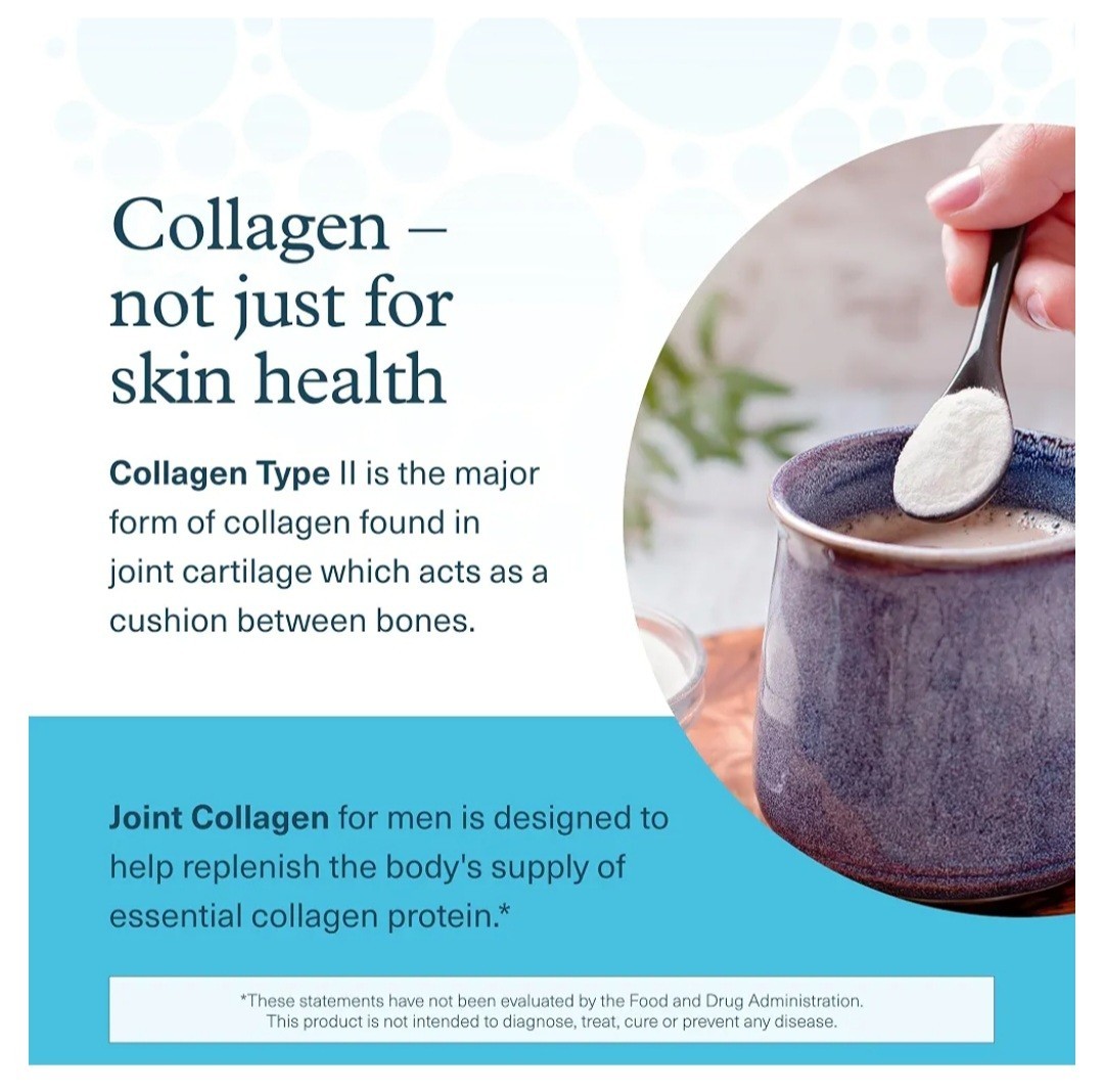 Youtheory Men’s Joint Collagen – Hydrolyzed Collagen Peptides Capsules – 120pcs